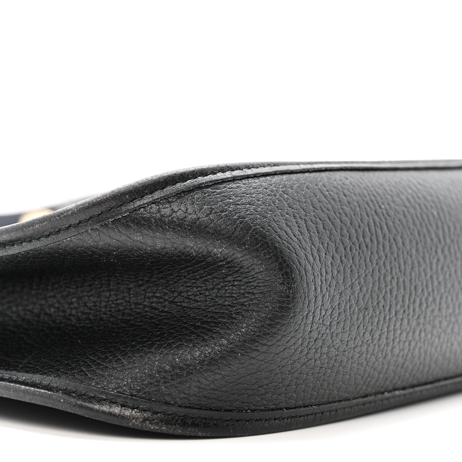 エルメス エヴリン GM Black アルデンヌ ゴールド金具 HERMES EVELYNE GM BLACK ARDENNES GOLD HARDWARE