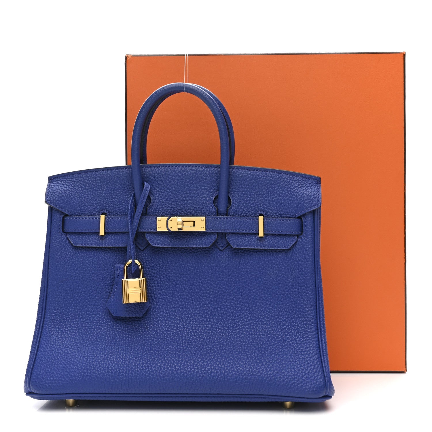 エルメス バーキン 25 Bleu Electrique トゴ ゴールド金具 HERMES BIRKIN 25 BLEU ELECTRIQUE TOGO GOLD HARDWARE