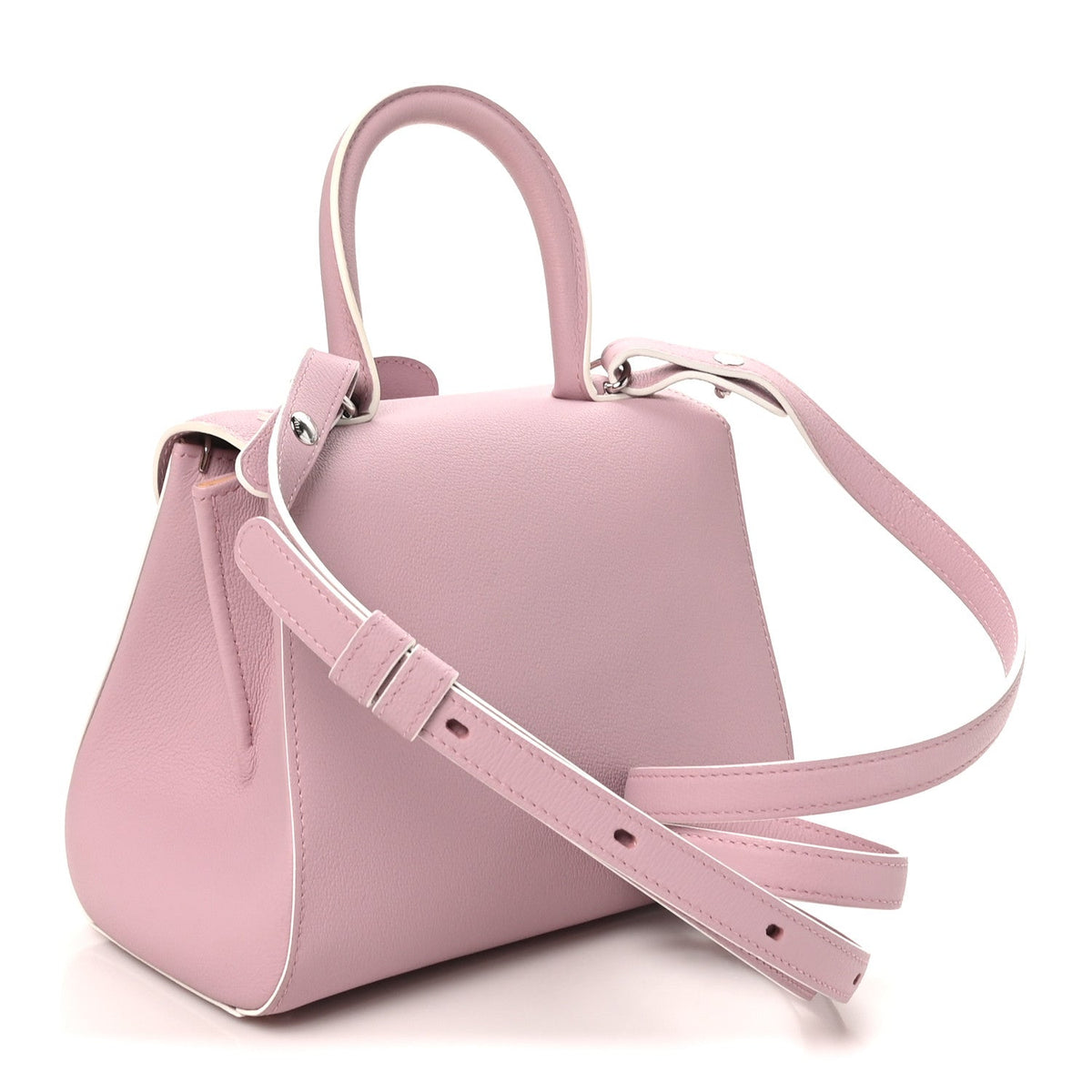デルヴォー ブリヨン ミニ ショルダーバッグ Nakuru グレインドカーフスキン シルバー金具 DELVAUX BRILLANT MINI SHOULDER BAG NAKURU GRAINED CALFSKIN SILVER HARDWARE