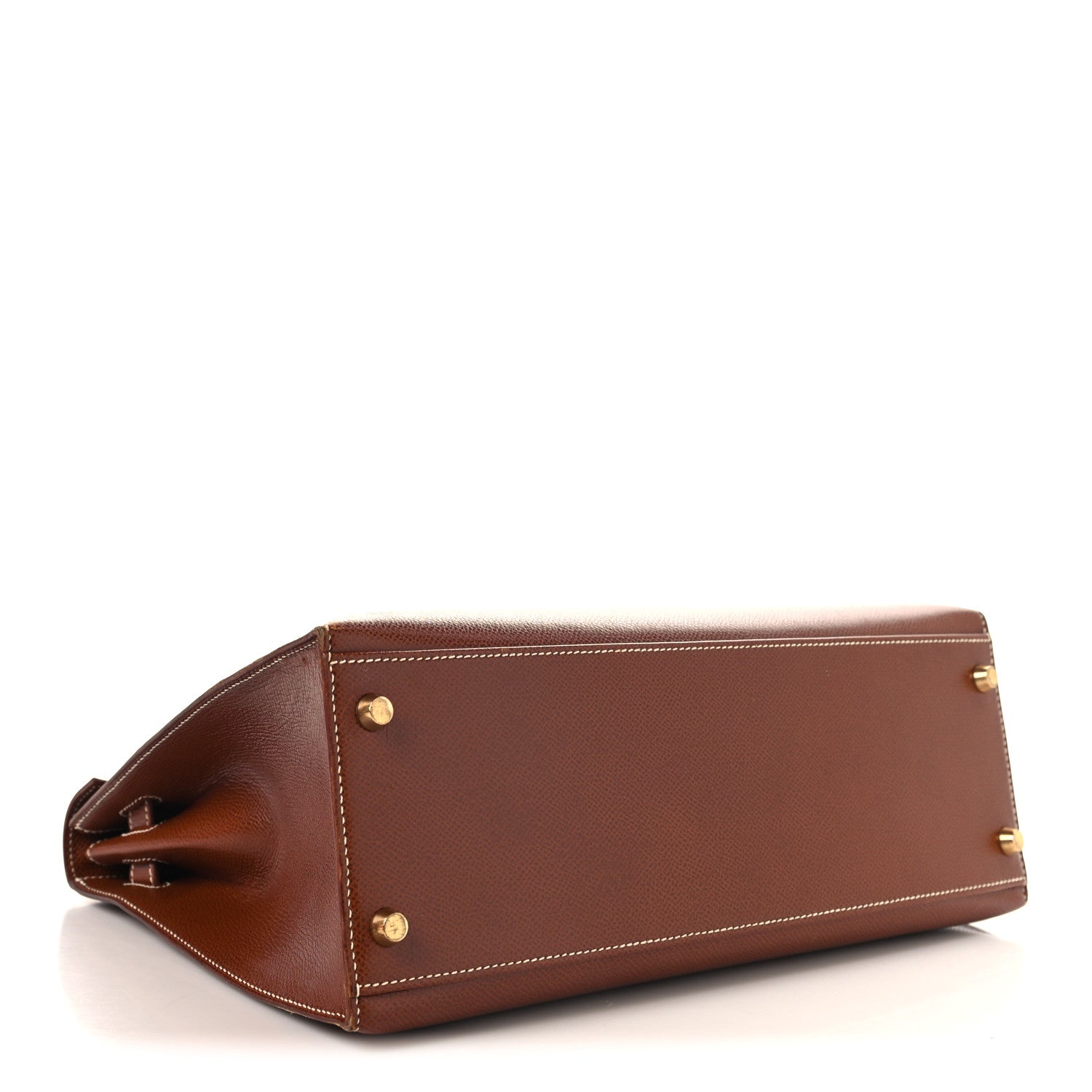 エルメス ケリー32 外縫い Noisette クシュベル ゴールド金具 HERMES KELLY32 SELLIER NOISETTE COURCHEVEL GOLD HARDWARE