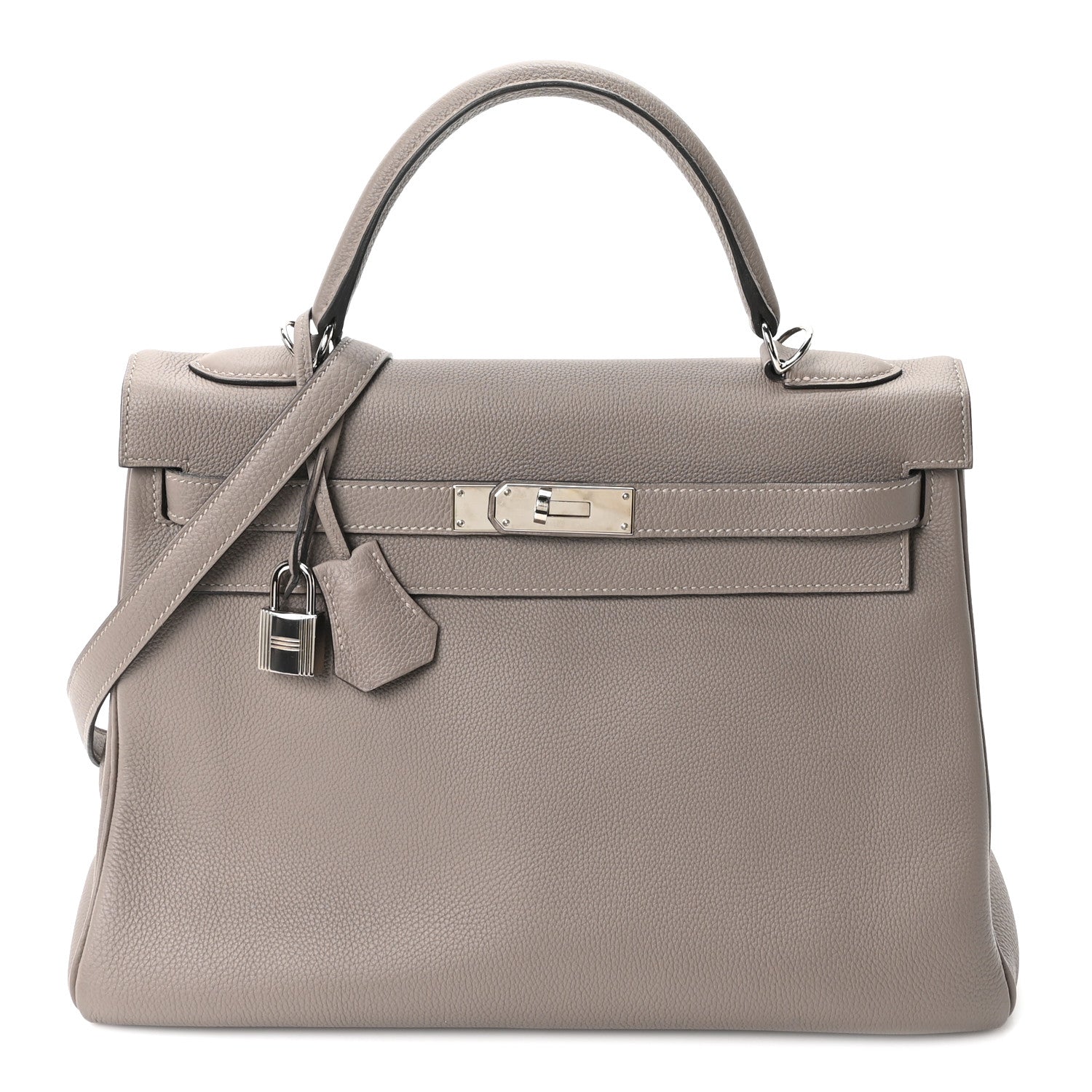 エルメス ケリー32 内縫い Gris Asphalte トゴ シルバー金具 HERMES KELLY32 RETOURNE GRIS ASPHALTE TOGO SILVER HARDWARE