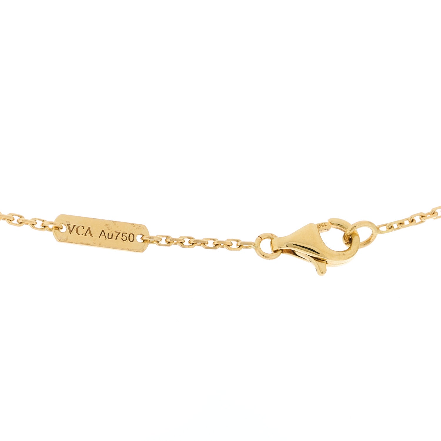 ヴァンクリーフ＆アーペル ヴィンテージアルハンブラ ペンダントネックレス ブラックオニキス 18K イエローゴールド VAN CLEEF & ARPELS VINTAGE ALHAMBRA PENDANT NECKLACE BLACK ONYX 18K YELLOW GOLD
