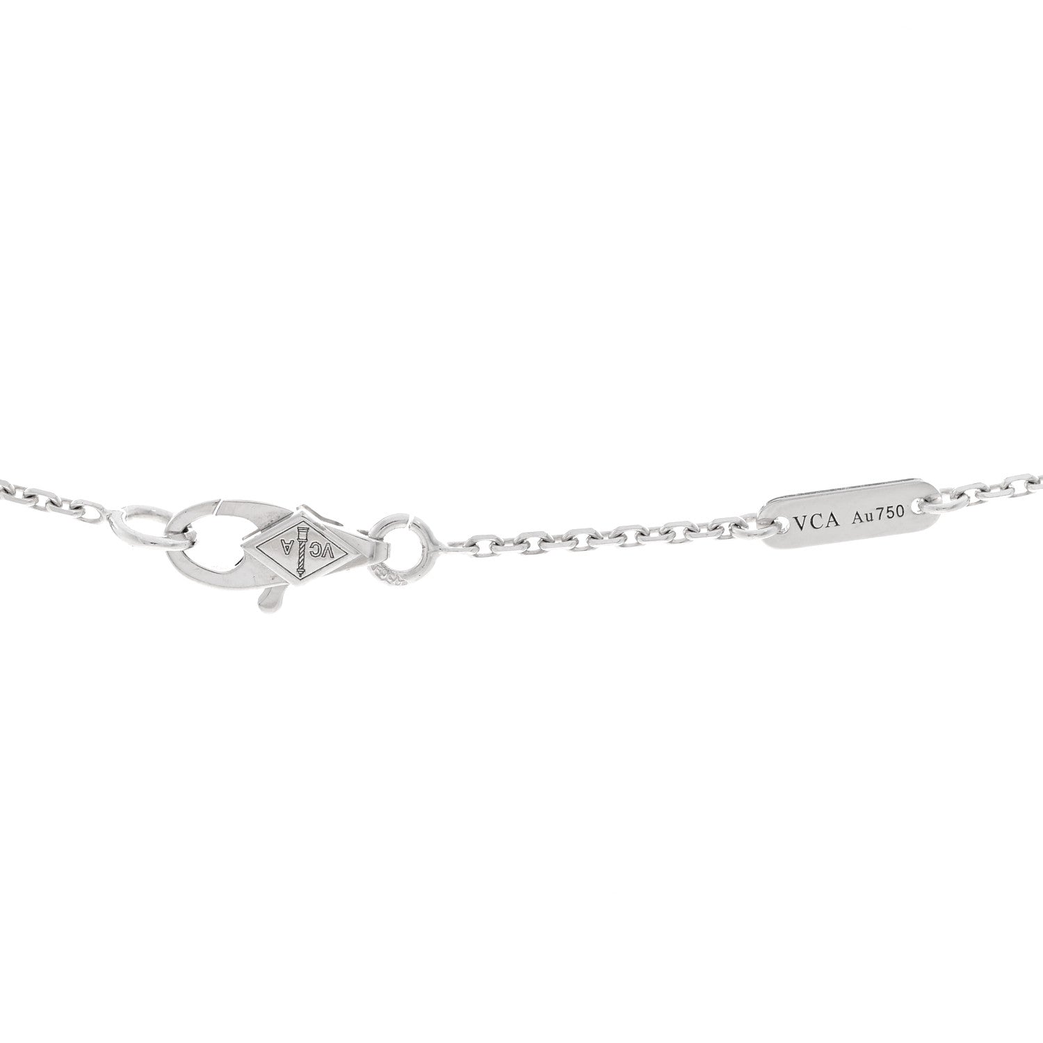 ヴァンクリーフ＆アーペル スウィートアルハンブラ ペンダントネックレス ダイヤモンド 18K ホワイトゴールド VAN CLEEF & ARPELS SWEET ALHAMBRA PENDANT NECKLACE DIAMOND 18K WHITE GOLD