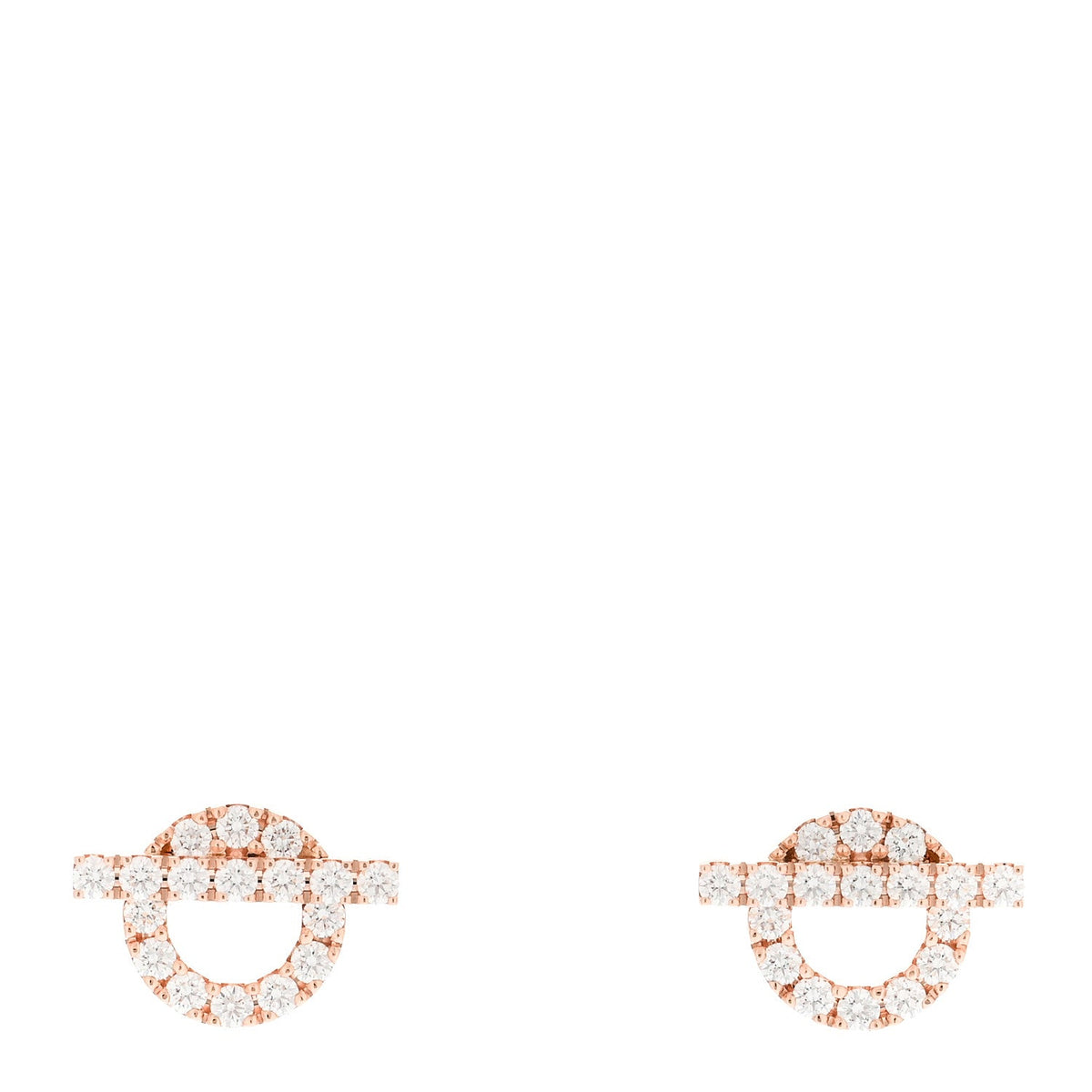 エルメス フィネス ピアス 18K ローズゴールド ダイヤモンド HERMES FINESSE EARRINGS 18K ROSE GOLD DIAMOND