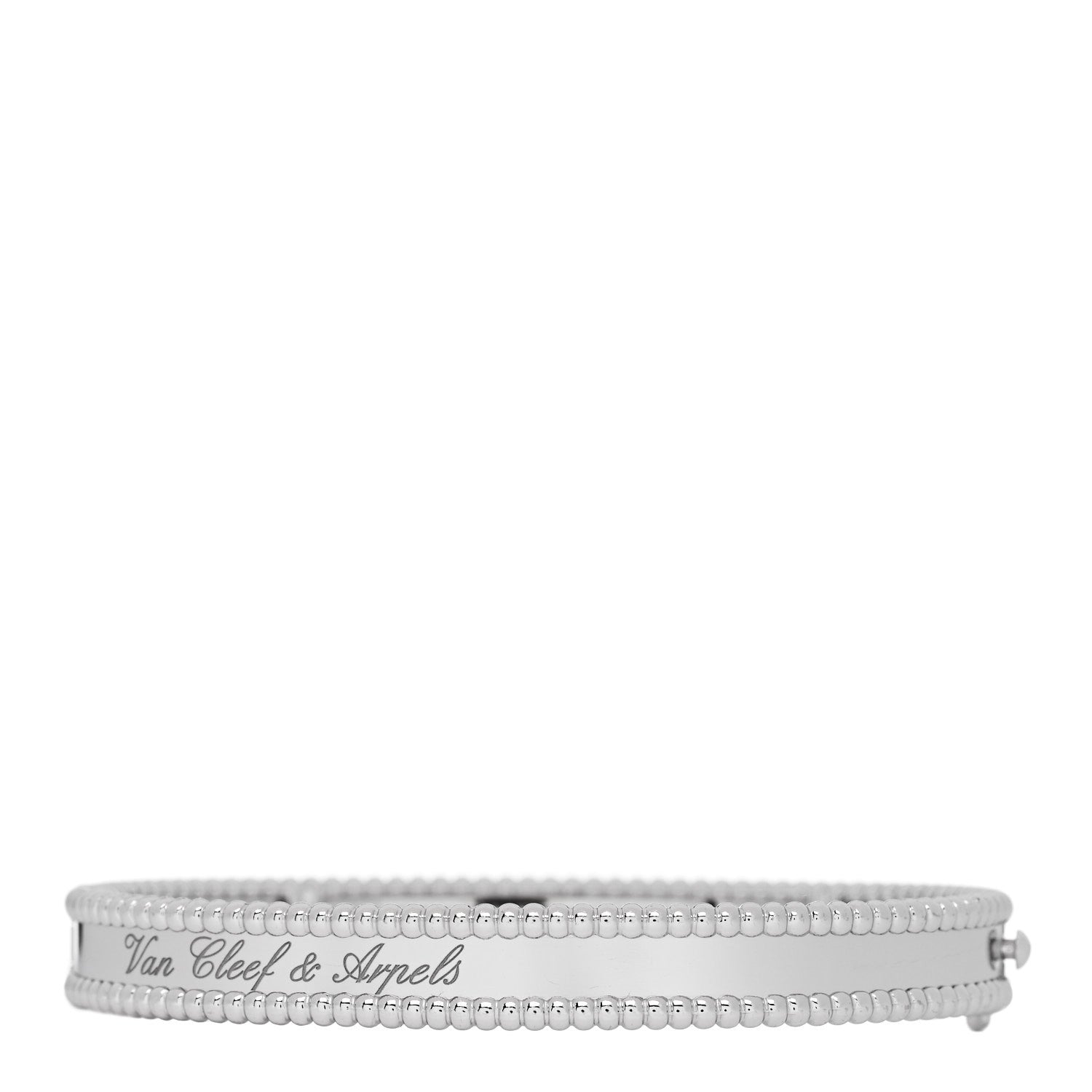 ヴァンクリーフ＆アーペル ペルレ ブレスレット 18K ホワイトゴールド VAN CLEEF & ARPELS PERLÉE BRACELET 18K WHITE GOLD