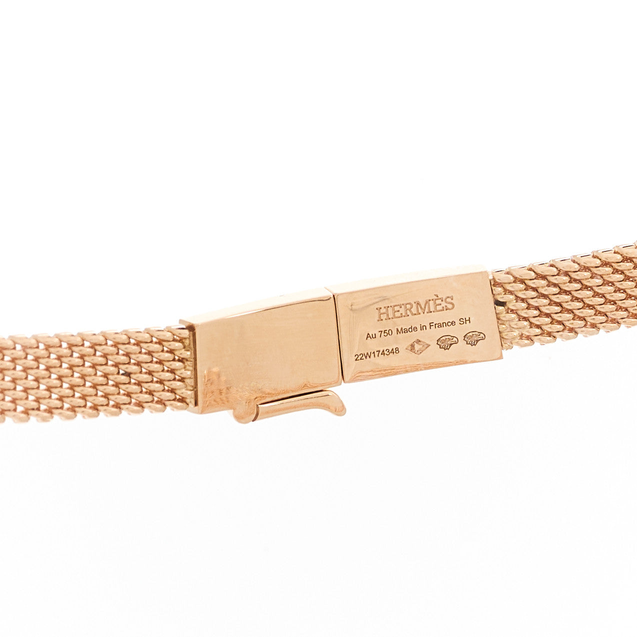 エルメス ケリー ガヴロッシュ ネックレス 18Kローズゴールド HERMES 18K ROSE GOLD DIAMOND KELLY GAVROCHE NECKLACE
