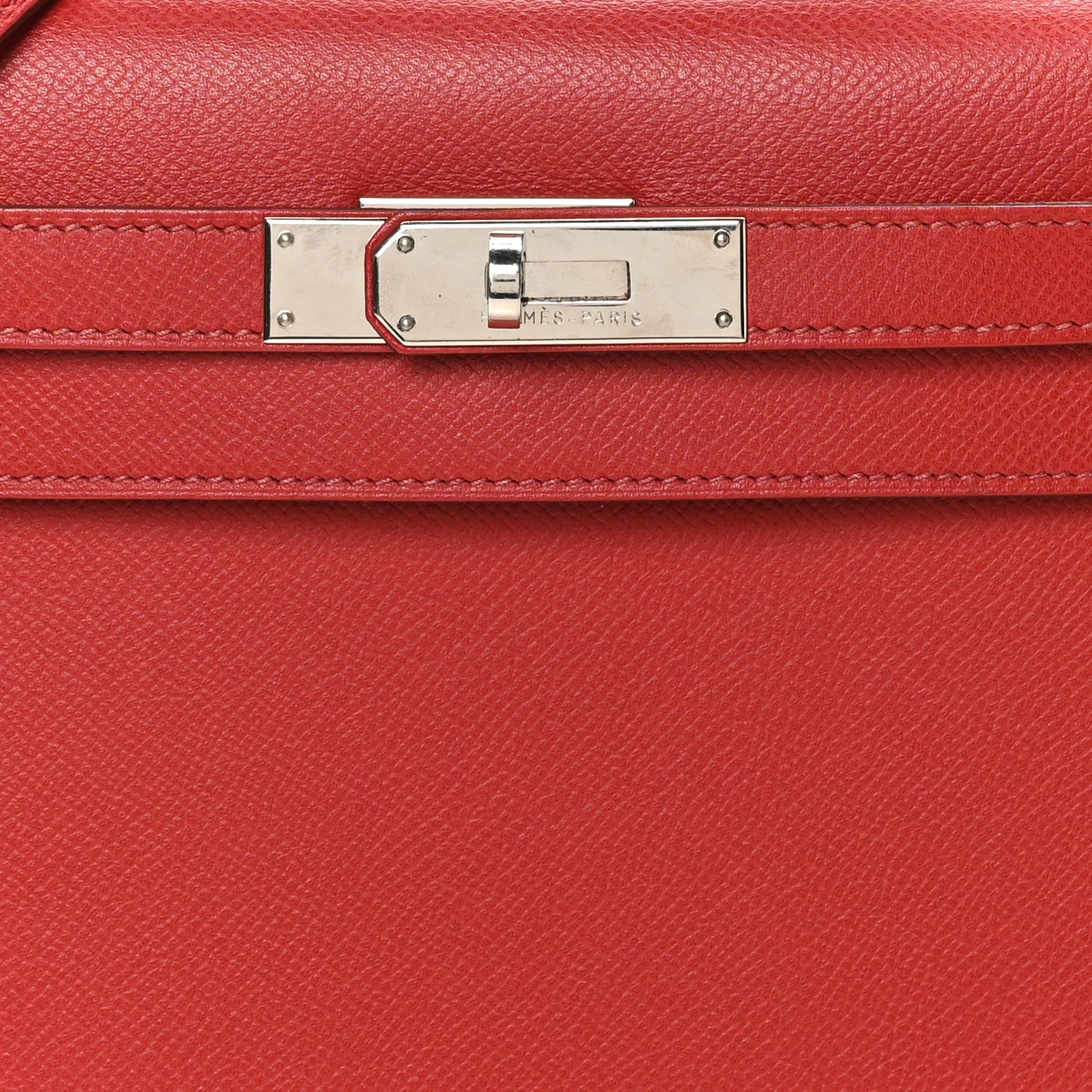 エルメス ケリー 28 外縫い Rouge Casaque エプソン シルバー金具 HERMES KELLY 28 SELLIER ROUGE CASAQUE EPSOM SILVER HARDWARE