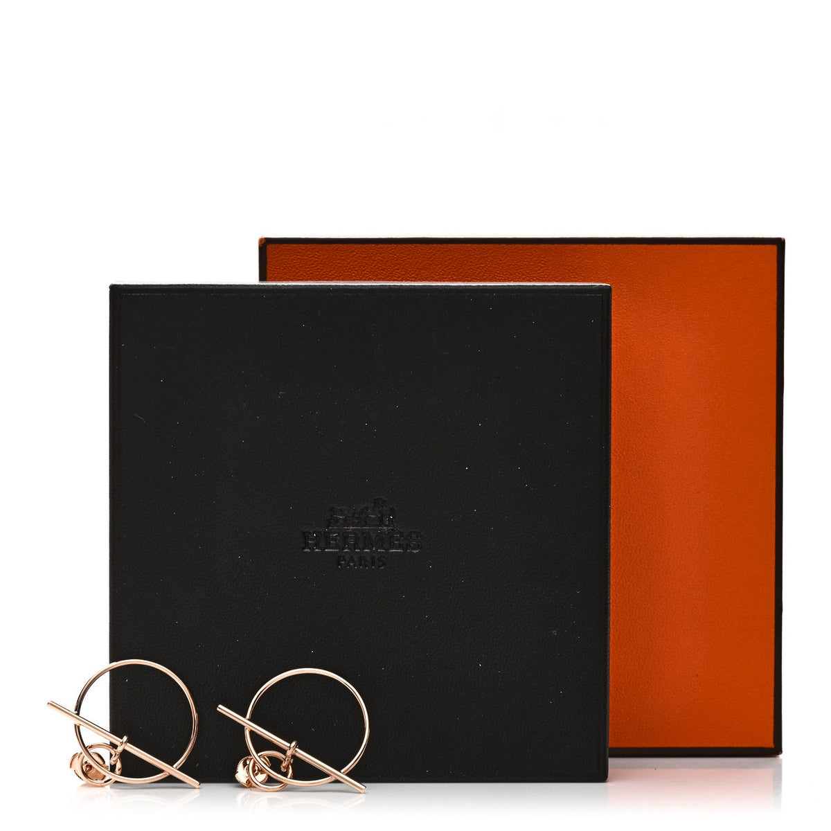 エルメス ループ ピアス 18K ローズゴールド HERMES LOOP EARRINGS 18K ROSE GOLD