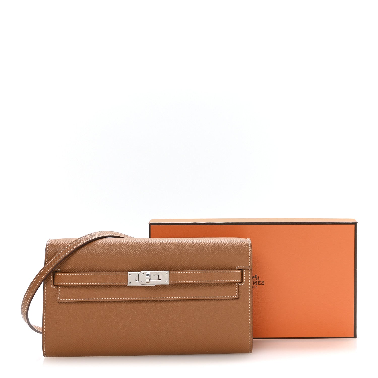 エルメス ケリートゥーゴー 長財布 Gold エプソン シルバー金具 HERMES KELLY TO GO WALLET GOLD EPSOM SILVER HARDWARE