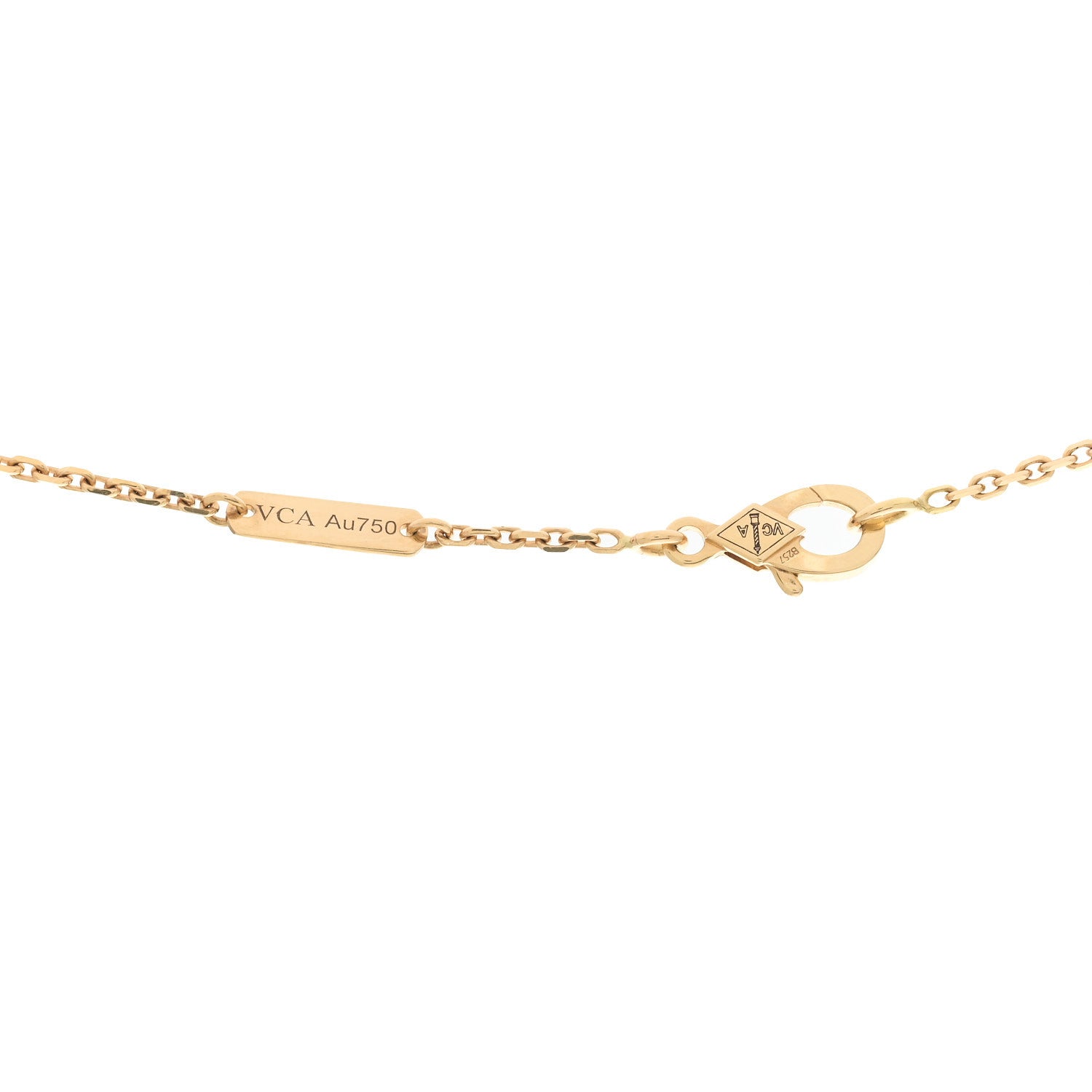 ヴァンクリーフ＆アーペル ヴィンテージアルハンブラ ペンダントネックレス カーネリアン 18K イエローゴールド VAN CLEEF & ARPELS VINTAGE ALHAMBRA PENDANT NECKLACE CARNELIAN 18K YELLOW GOLD