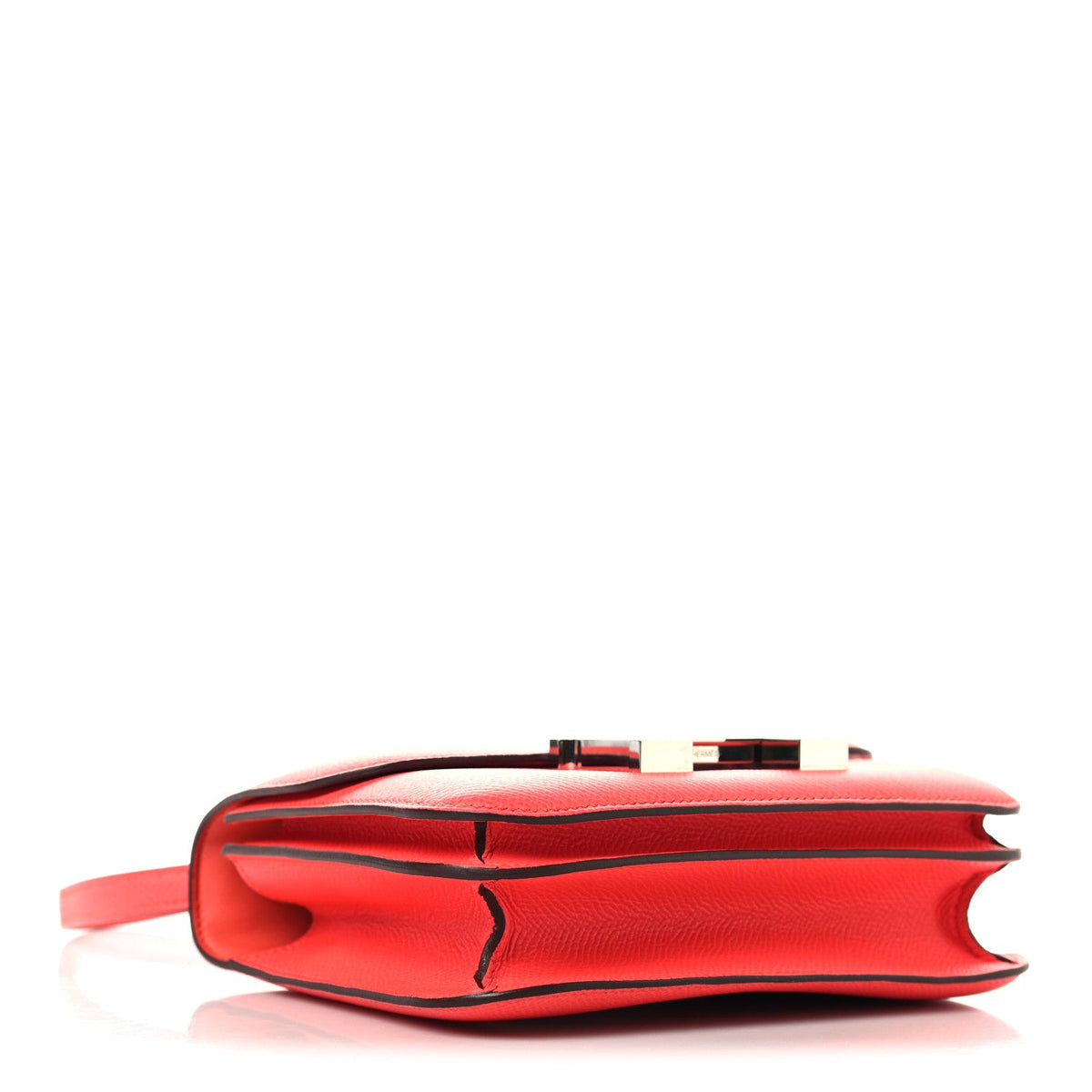 エルメス ミニコンスタンス 18 Rose Texas Rouge De Coeur エプソン レッドエナメル金具 HERMES MINI CONSTANCE 18 ROSE TEXAS ROUGE DE COEUR EPSOM