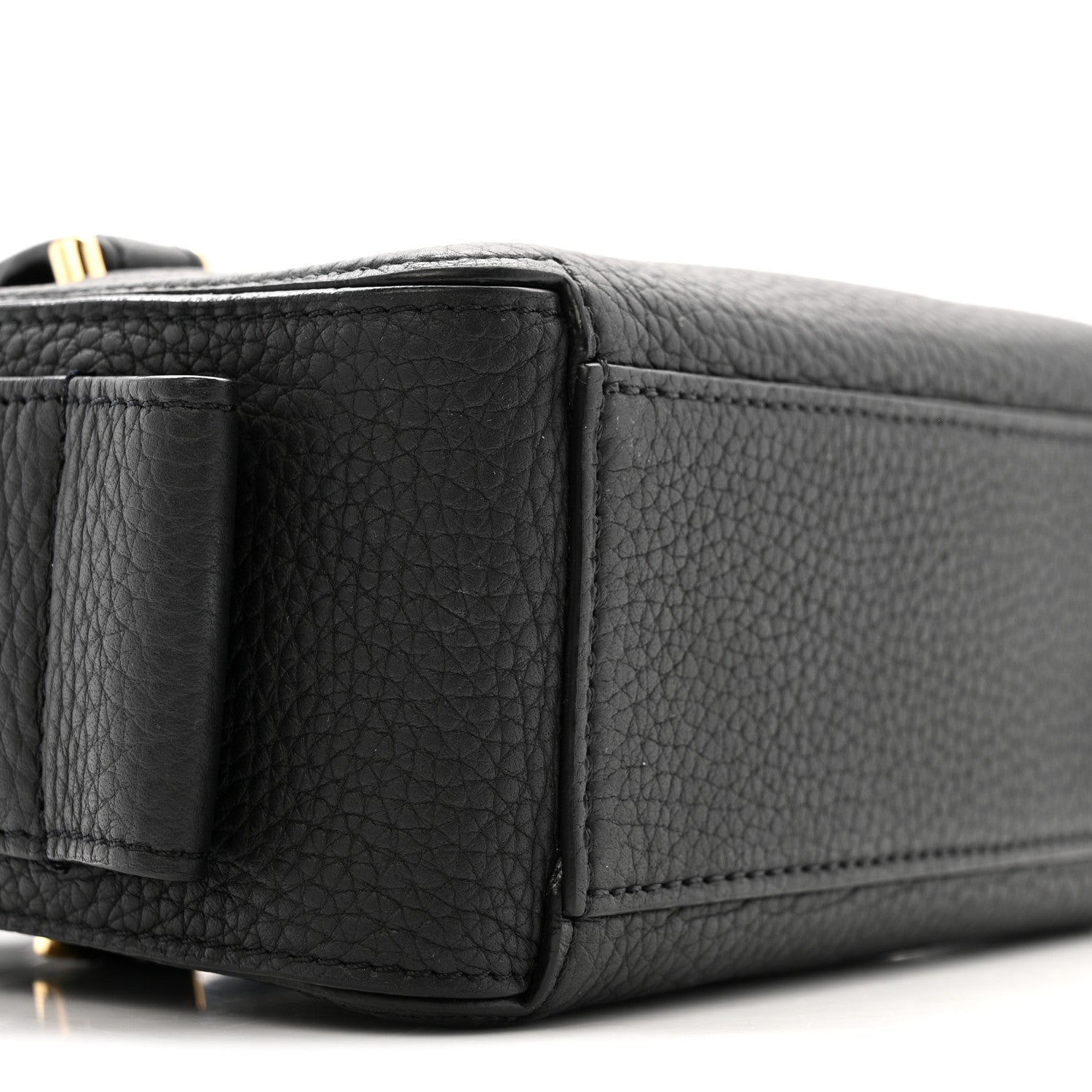 デルヴォー ナノ Black トリヨンソフト ゴールド金具 DELVAUX NANO BLACK TAURILLON SOFT GOLD HARDWARE