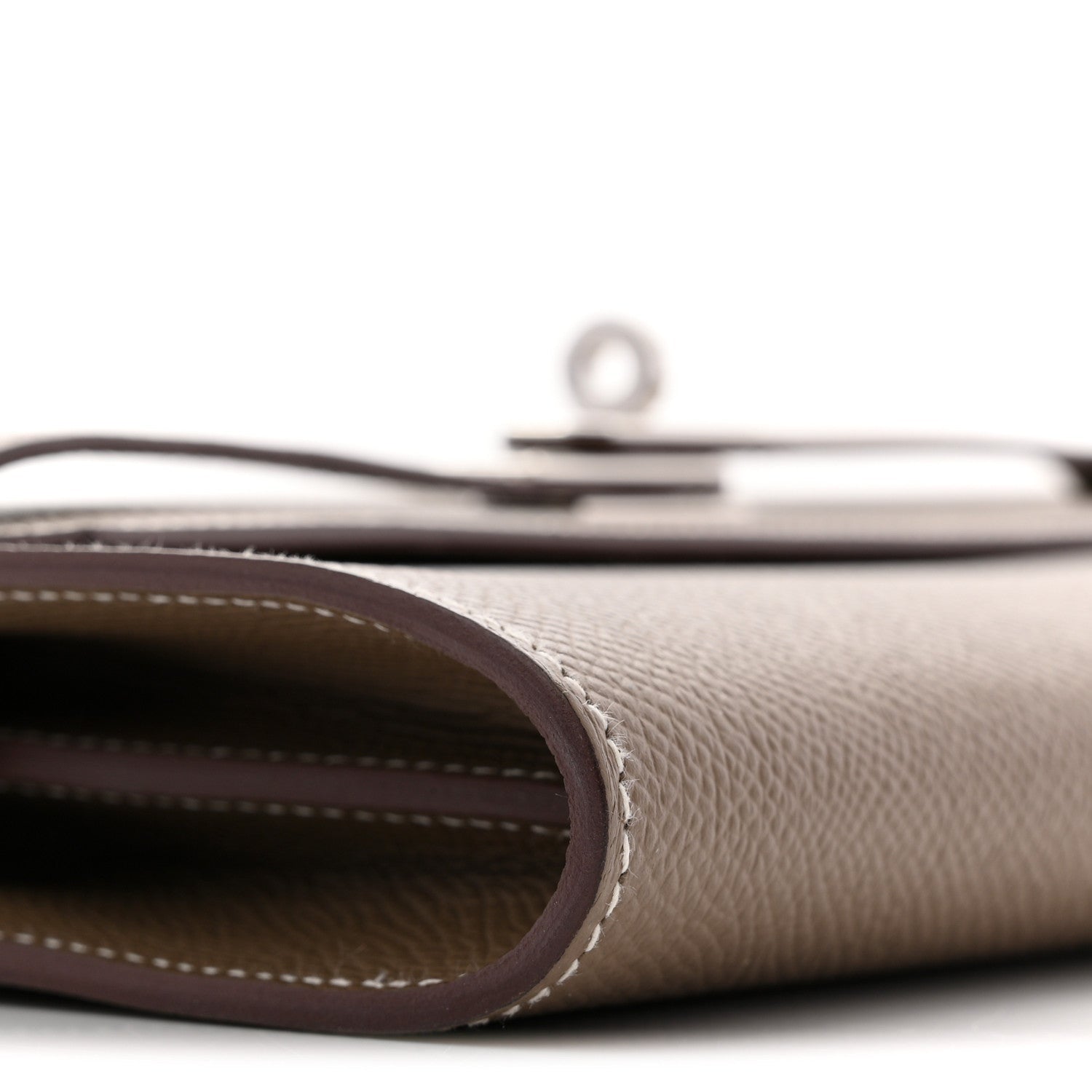 エルメス ケリートゥーゴー 長財布 Etoupe エプソン シルバー金具 HERMES KELLY TO GO WALLET ETOUPE EPSOM SILVER HARDWARE
