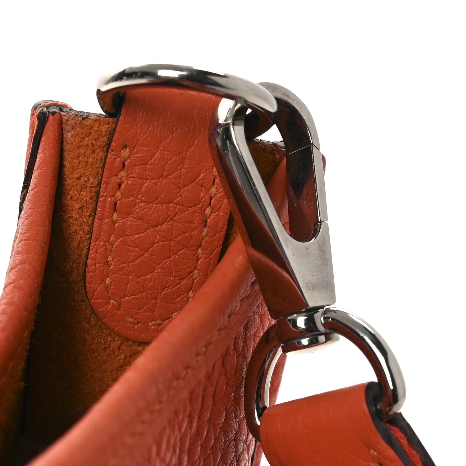 エルメス ミニエヴリン TPM アマゾン Feu トリヨンクレマンス シルバー金具 HERMES MINI EVELYNE TPM AMAZONE FEU TAURILLON CLEMENCE SILVER HARDWARE