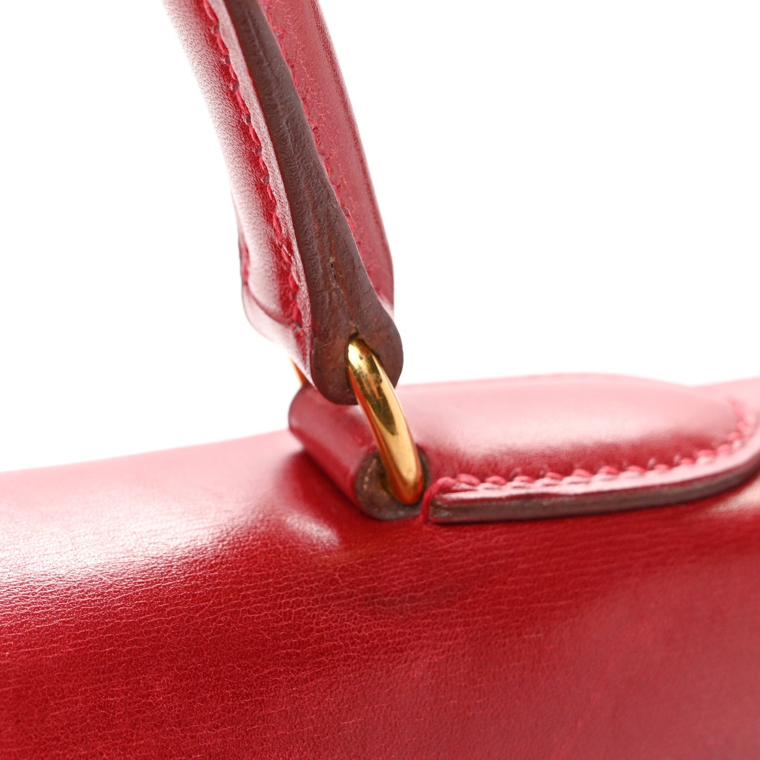 エルメス ケリー32 内縫い Rouge Casaque ボックス ゴールド金具 HERMES KELLY32 RETOURNE ROUGE CASAQUE BOX GOLD HARDWARE