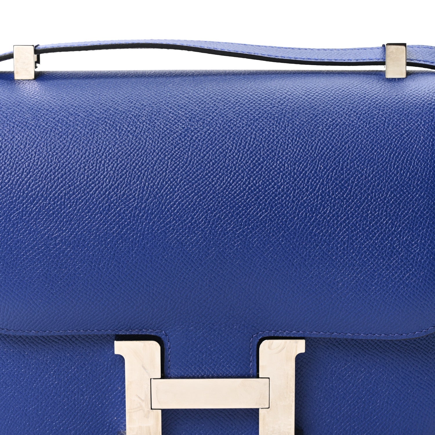エルメス コンスタンス 24 Bleu Electrique エプソン シルバー金具 HERMES CONSTANCE 24 BLEU ELECTRIQUE EPSOM SILVER HARDWARE