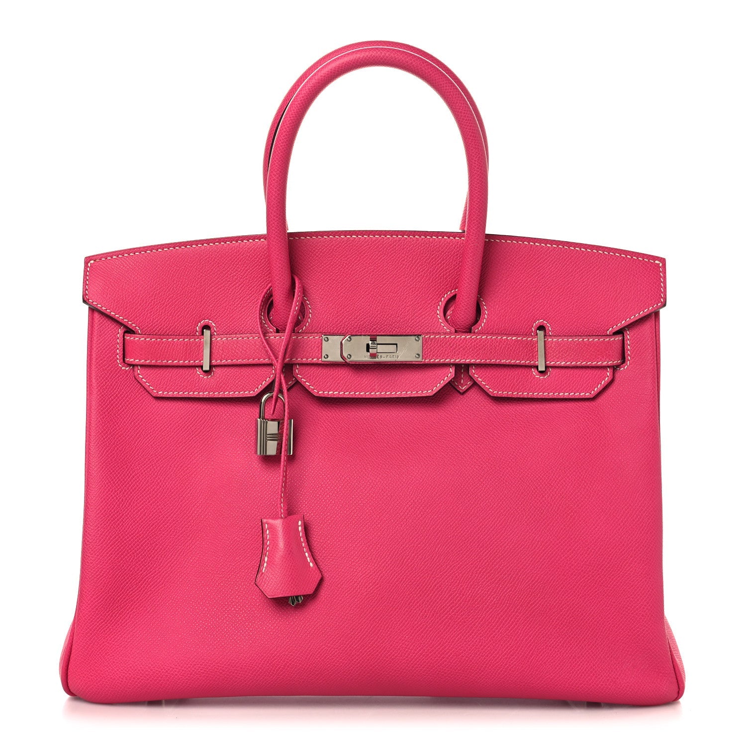 エルメス バーキン 35 Rose Tyrien Tosca エプソン シルバー金具 HERMES BIRKIN 35 ROSE TYRIEN TOSCA EPSOM SILVER HARDWARE