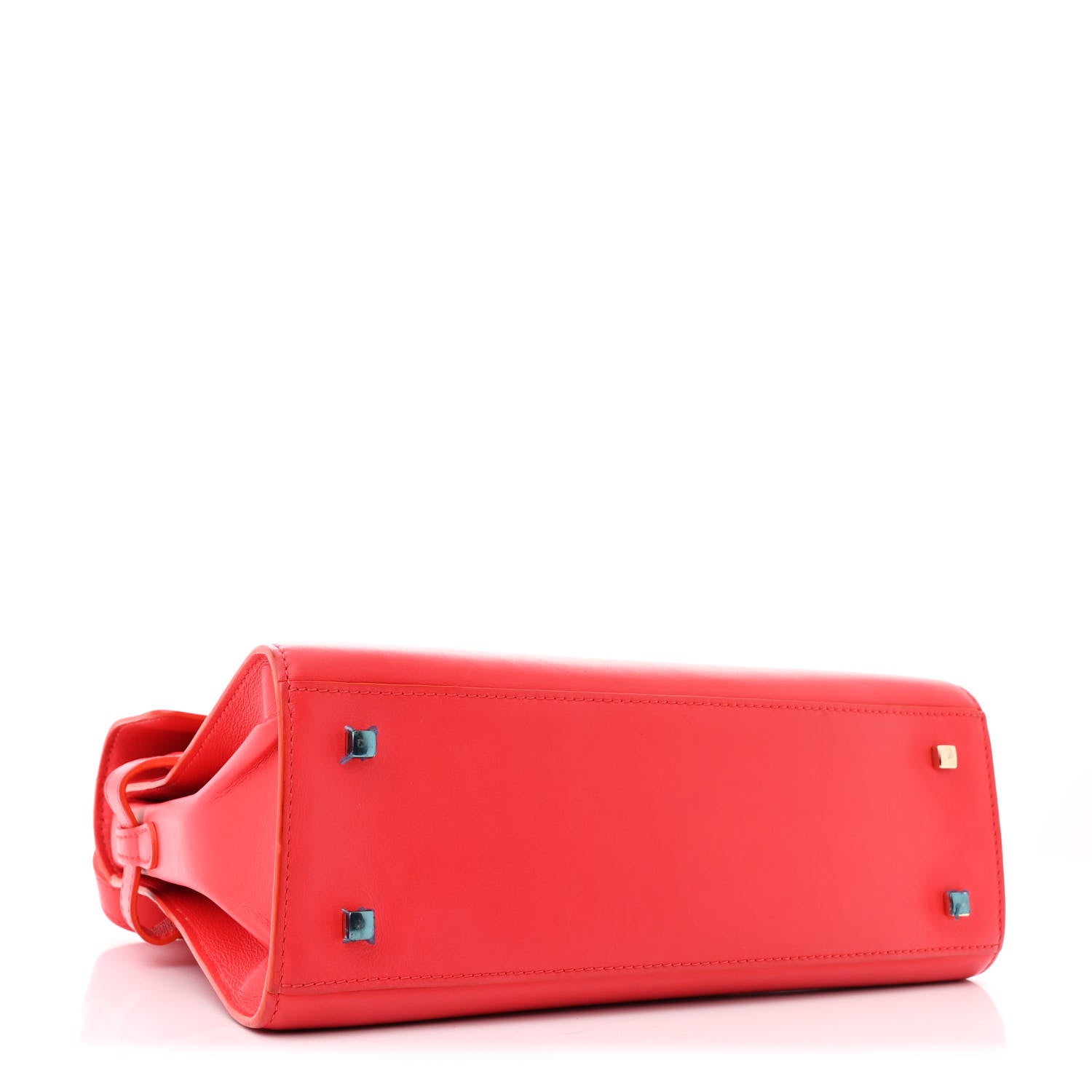 デルヴォー タンペート MM ショルダー  バッグ Coral カーフスキン ゴールド金具 DELVAUX TEMPETE MM SHOULDER BAG CORAL CALFSKIN GOLD HARDWARE