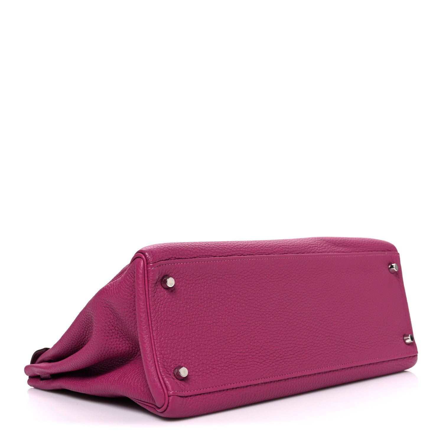 HERMES KELLY 35 RETOURNE TOSCA TOGO SILVER HARDWARE