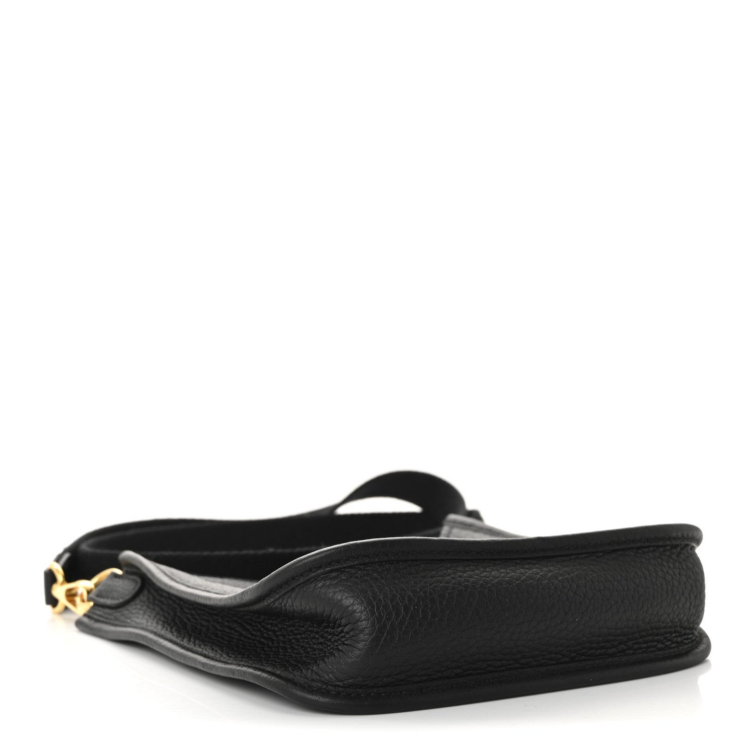エルメス ミニエヴリン TPM Black トリヨンクレマンス ゴールド金具 HERMES MINI EVELYNE TPM BLACK TAURILLON CLEMENCE GOLD HARDWARE