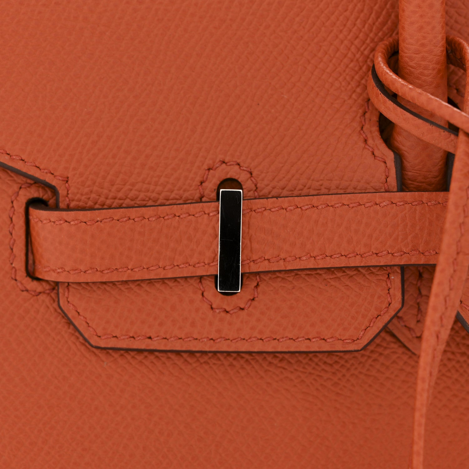 エルメス バーキン 25 外縫い Terre Battue エプソン シルバー金具 HERMES BIRKIN 25 SELLIER TERRE BATTUE EPSOM SILVER HARDWARE