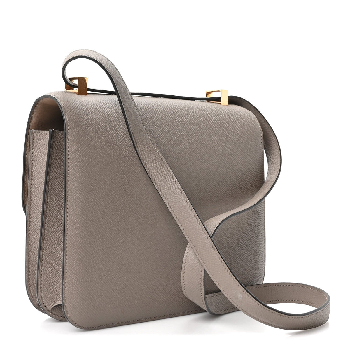 エルメス コンスタンス 24 Gris Asphalte エプソン ゴールド金具 HERMES CONSTANCE 24 GRIS ASPHALTE EPSOM GOLD HARDWARE