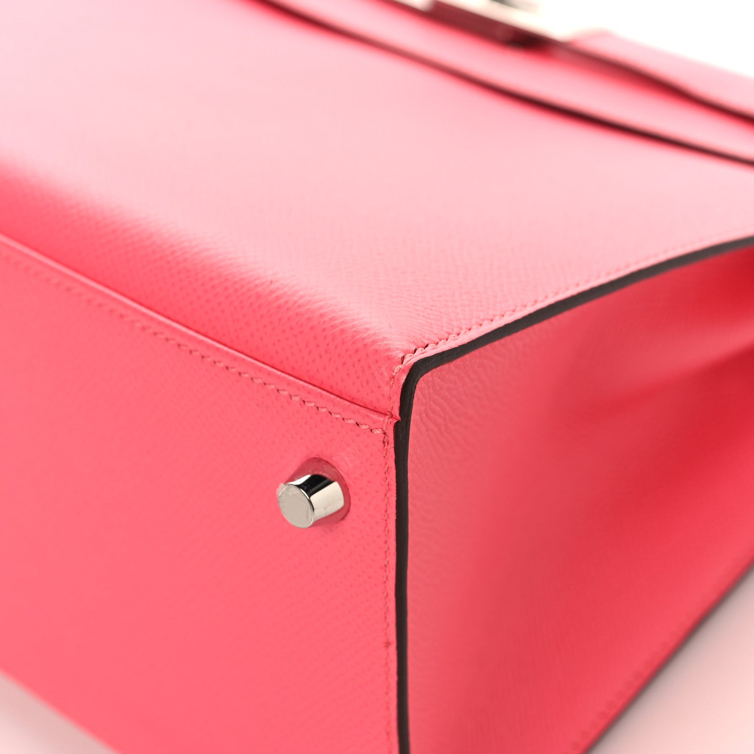 エルメス ケリー 28 外縫い Rose Azalee エプソン シルバー金具 HERMES KELLY 28 SELLIER ROSE AZALEE EPSOM SILVER HARDWARE