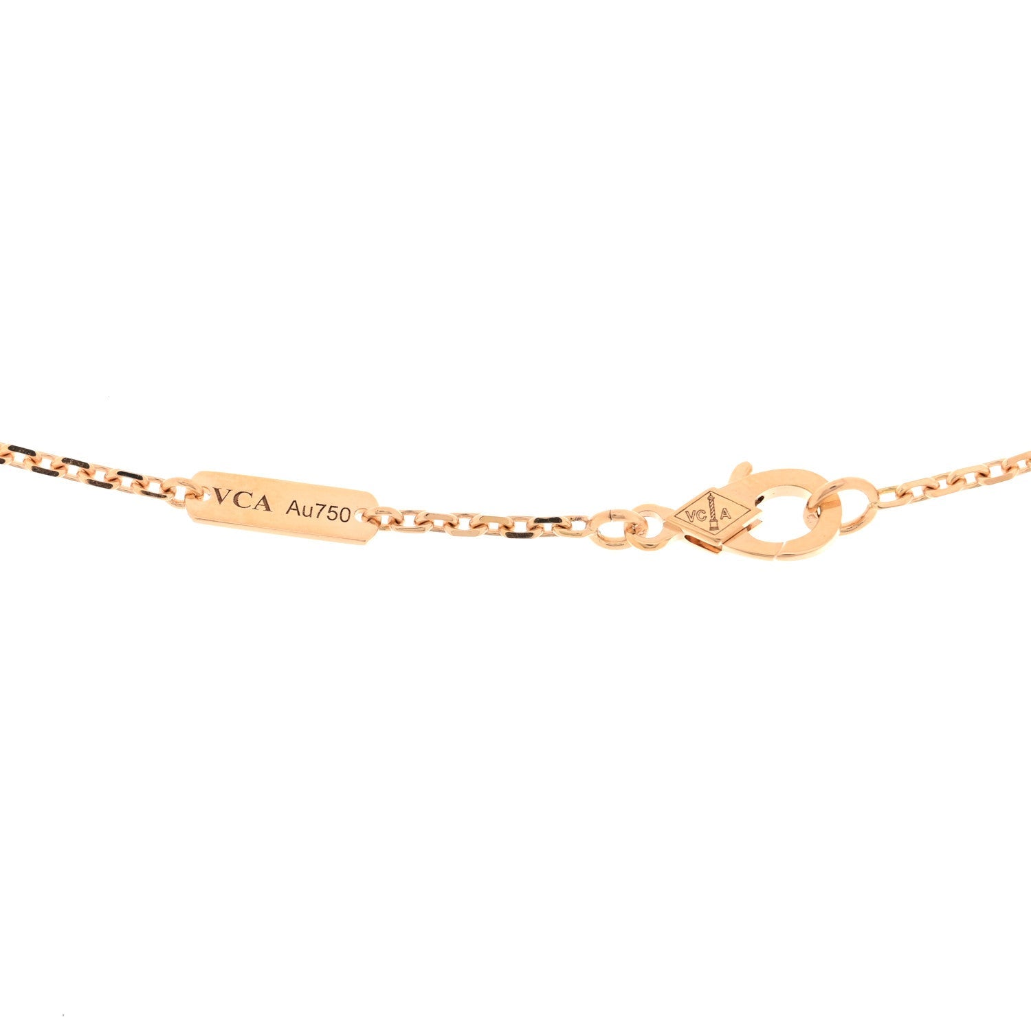 ヴァンクリーフ＆アーペル ツーバタフライ ペンダントネックレス ダイヤモンド 18K ローズゴールド VAN CLEEF & ARPELS TWO BUTTERFLY PENDANT NECKLACE DIAMOND 18K ROSE GOLD