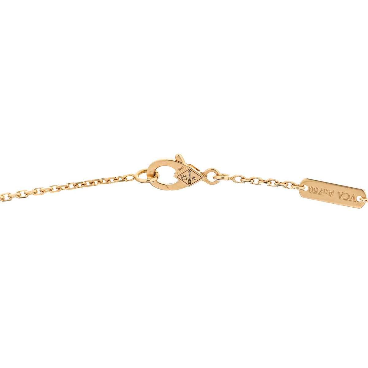 ヴァンクリーフ＆アーペル ヴィンテージアルハンブラ ペンダントネックレス カーネリアン 18K イエローゴールド VAN CLEEF & ARPELS VINTAGE ALHAMBRA PENDANT NECKLACE CARNELIAN 18K YELLOW GOLD