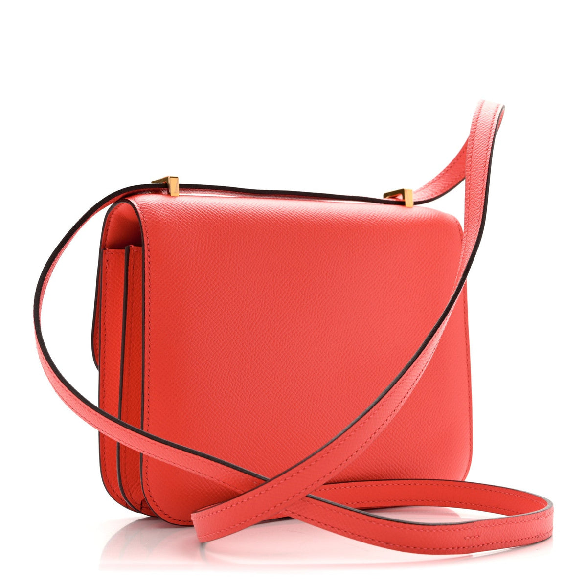 Hermes Mini Constance 18 Rose Jaipur Epsom Gold Hardware
