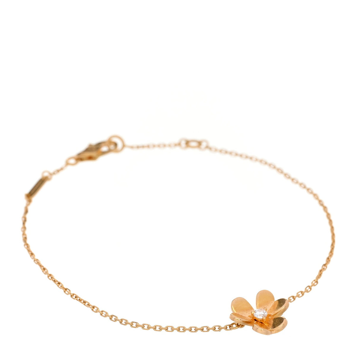 ヴァンクリーフ＆アーペル ミニ フリヴォル ブレスレット ダイヤモンド 18K イエローゴールド VAN CLEEF & ARPELS MINI FRIVOLE BRACELET DIAMOND 18K YELLOW GOLD