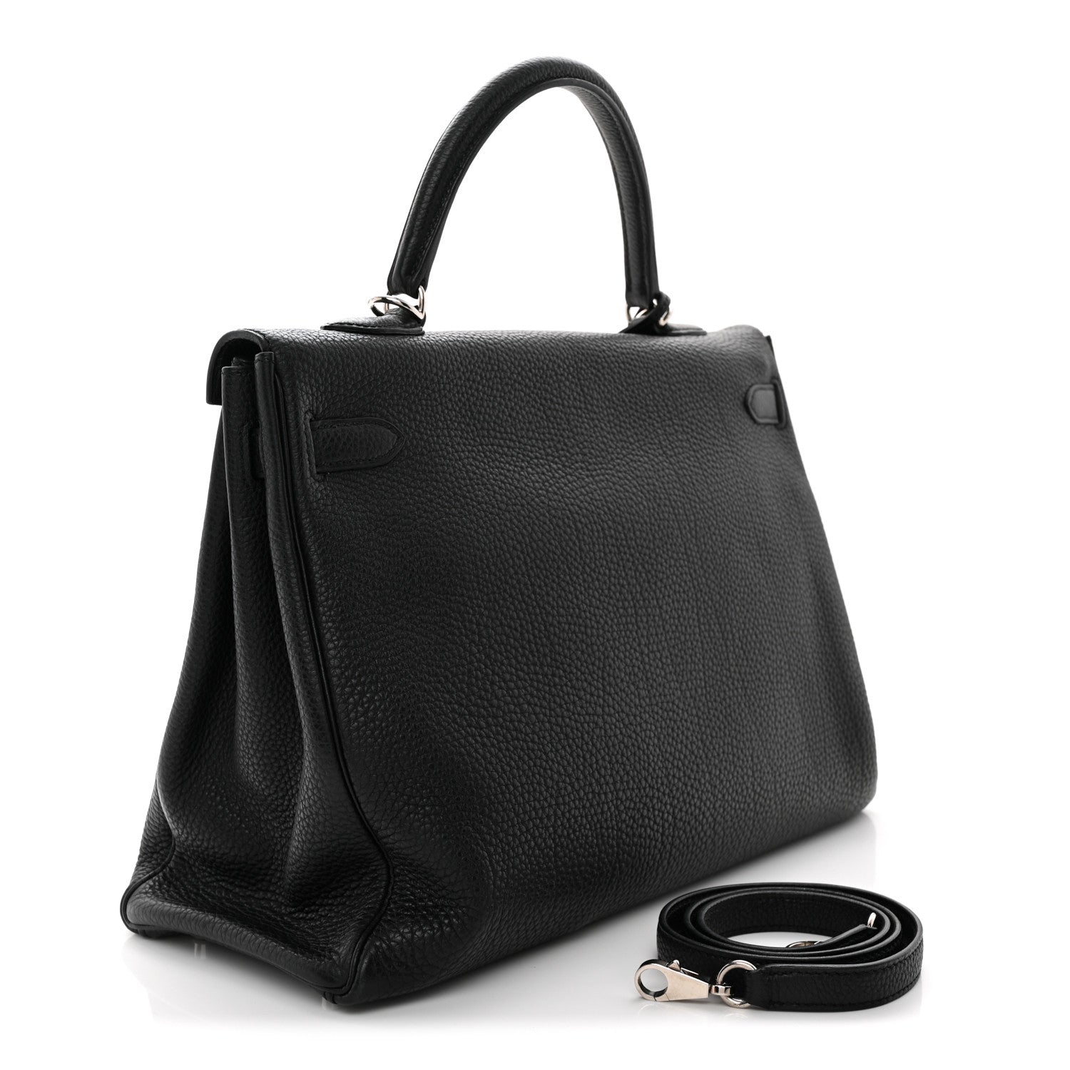 エルメス ケリー35 内縫い Black トゴ シルバー金具 HERMES KELLY35 RETOURNE BLACK TOGO SILVER HARDWARE