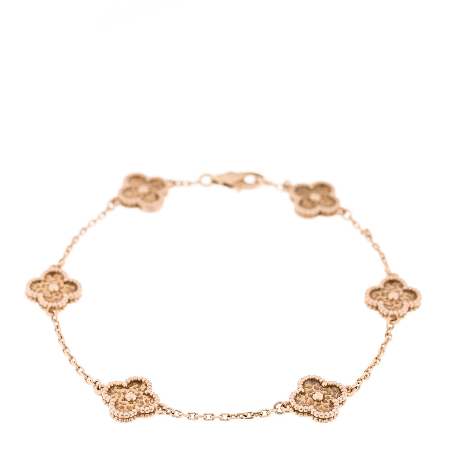 ヴァンクリーフ＆アーペル スウィートアルハンブラ 6モチーフ ブレスレット 18K ローズゴールド VAN CLEEF & ARPELS SWEET ALHAMBRA 6 MOTIFS BRACELET 18K ROSE GOLD