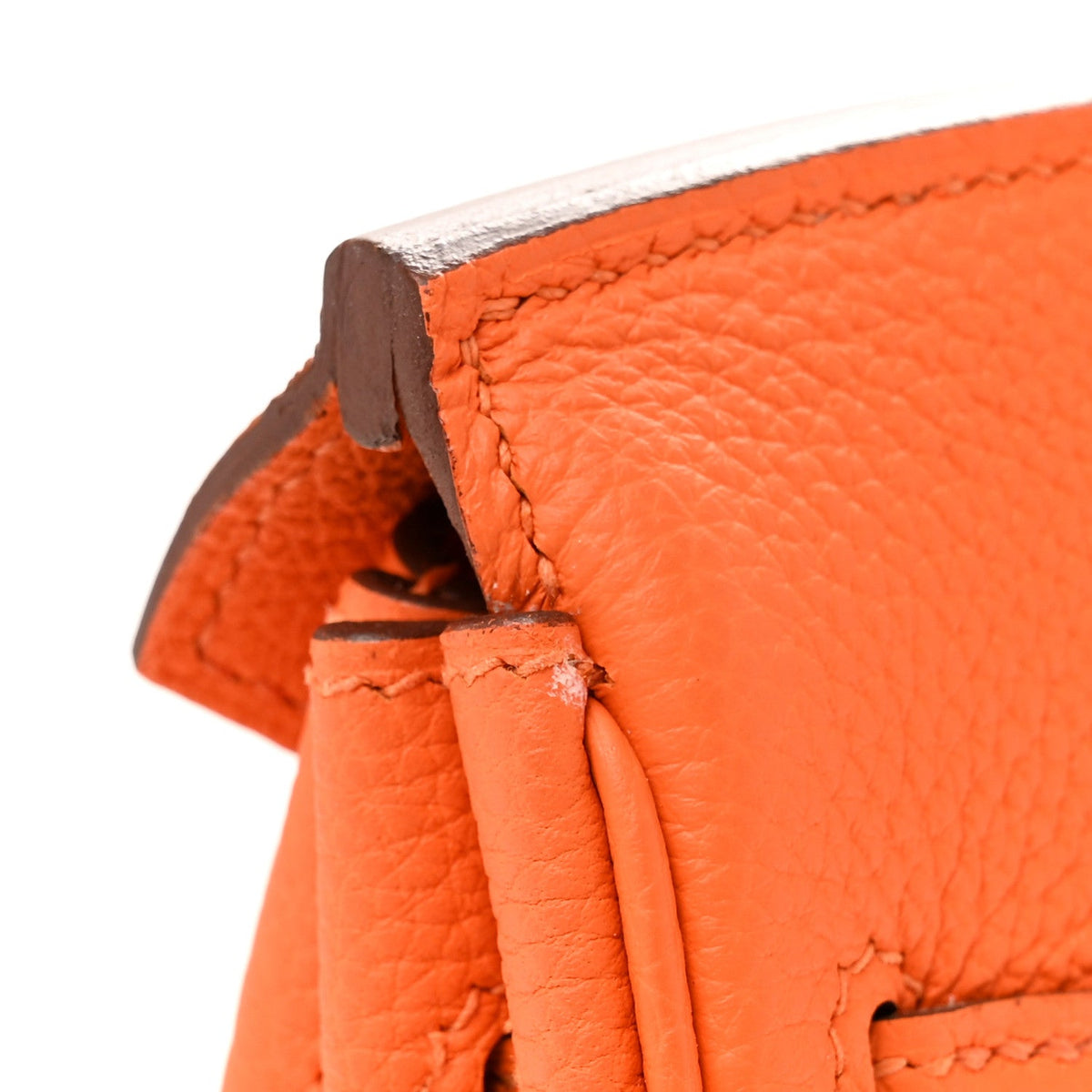 エルメス バーキン 25 Orange Minium トゴ シルバー金具 HERMES BIRKIN 25 ORANGE MINIUM TOGO SILVER HARDWARE