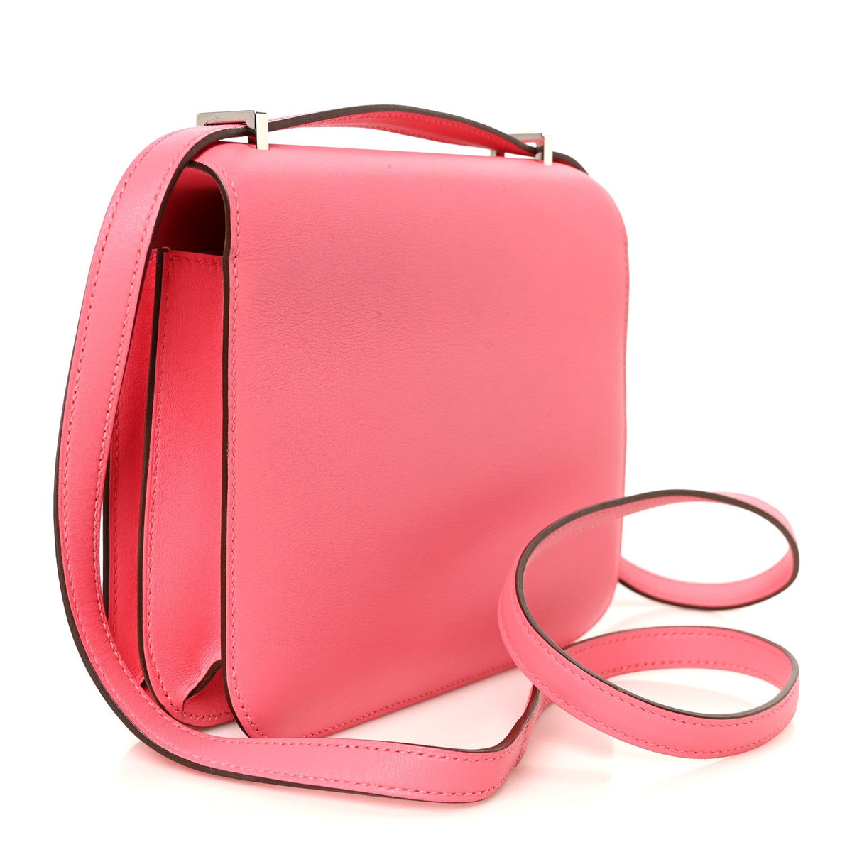 エルメス ミニコンスタンス 18 Rose Azalee スイフト シルバー金具 HERMES MINI CONSTANCE 18 ROSE AZALEE SWIFT SILVER HARDWARE