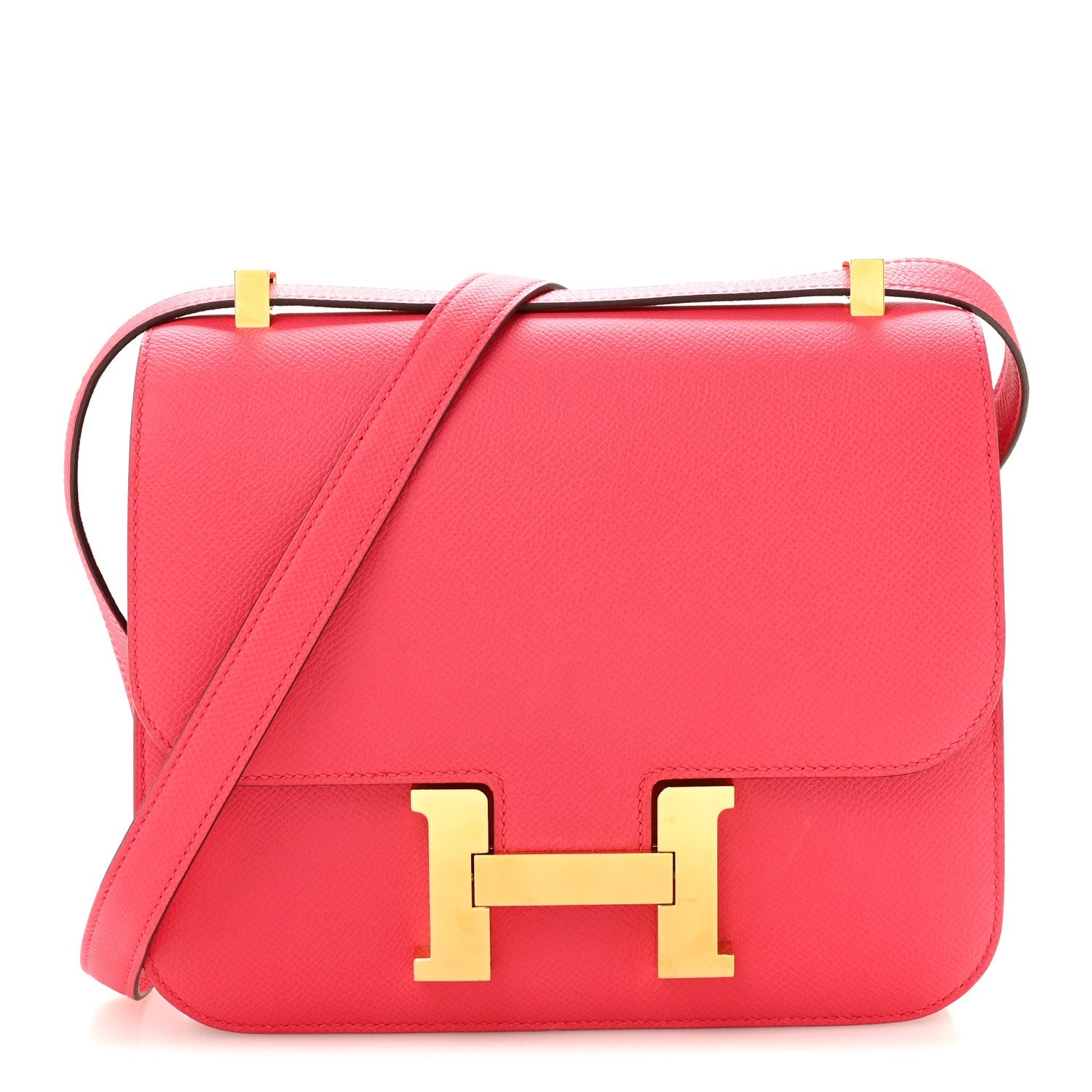 エルメス コンスタンス 24 Rose Extreme エプソン シルバー金具 HERMES CONSTANCE 24 ROSE EXTREME EPSOM SILVER HARDWARE