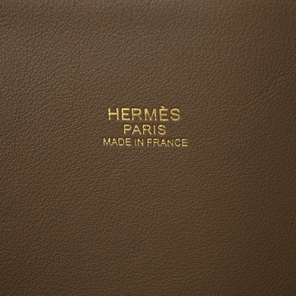 エルメス ボリード31 エトゥープ トリヨンクレマンス ゴールド金具 HERMES BOLIDE 31 ETOUPE TAURILLON CLEMENCE GOLD HARDWARE