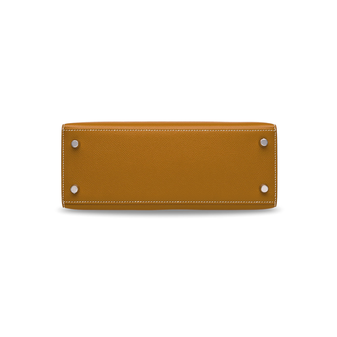 エルメス ケリー 25 Gold エプソン シルバー金具 HERMES KELLY 25 GOLD EPSOM SILVER HARDWARE