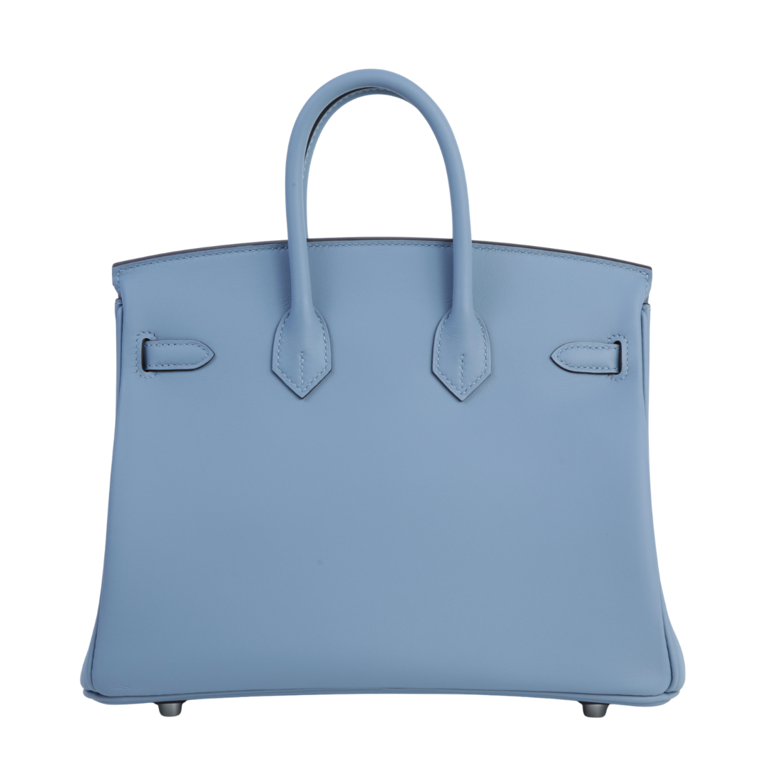 エルメス バーキン 25 Bleu Lin スイフト シルバー金具 HERMES BIRKIN 25 BLEU LIN SWIFT SILVER HARDWARE
