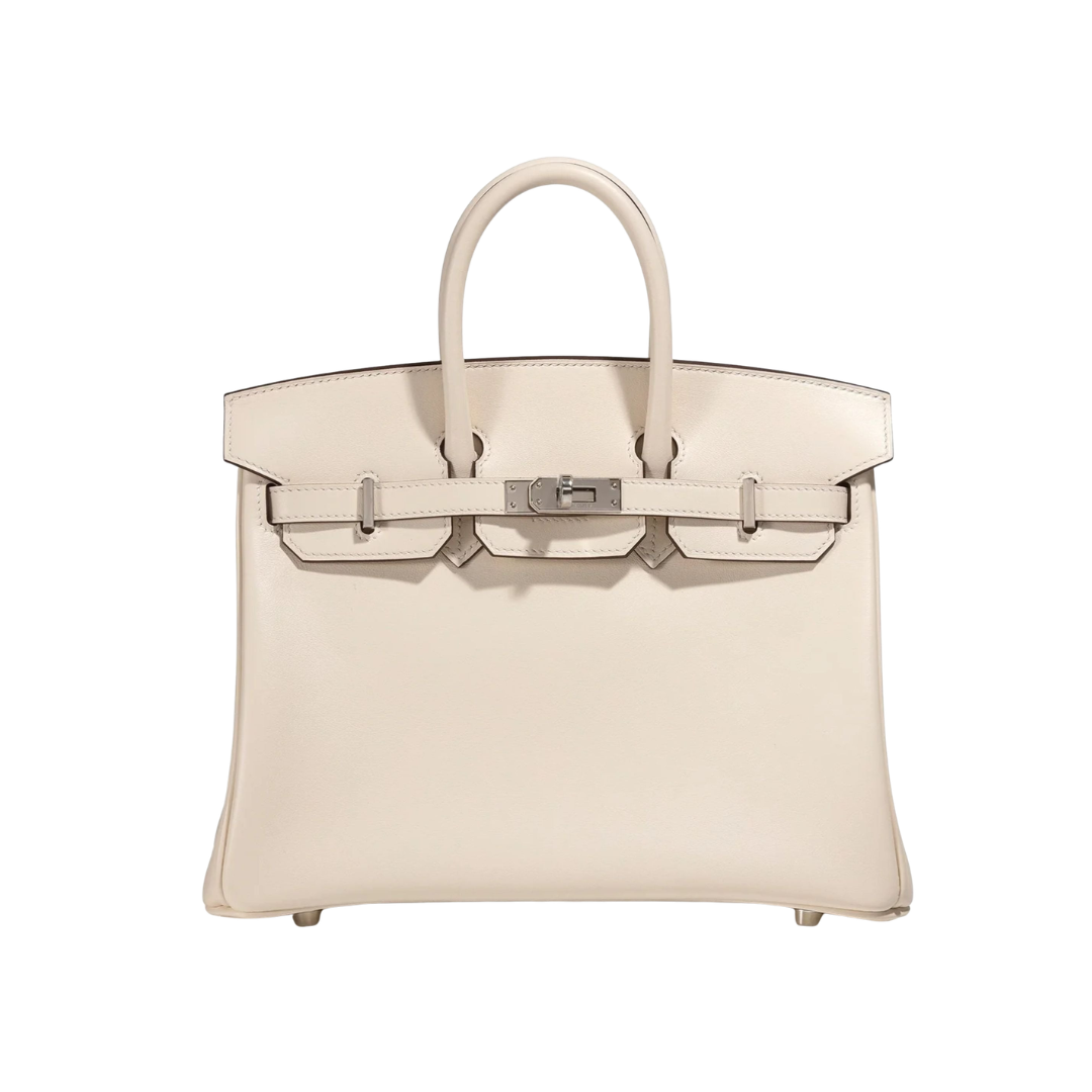 エルメス バーキン 25 Nata スイフト シルバー金具 HERMES BIRKIN 25 NATA SWIFT SILVER HARDWARE