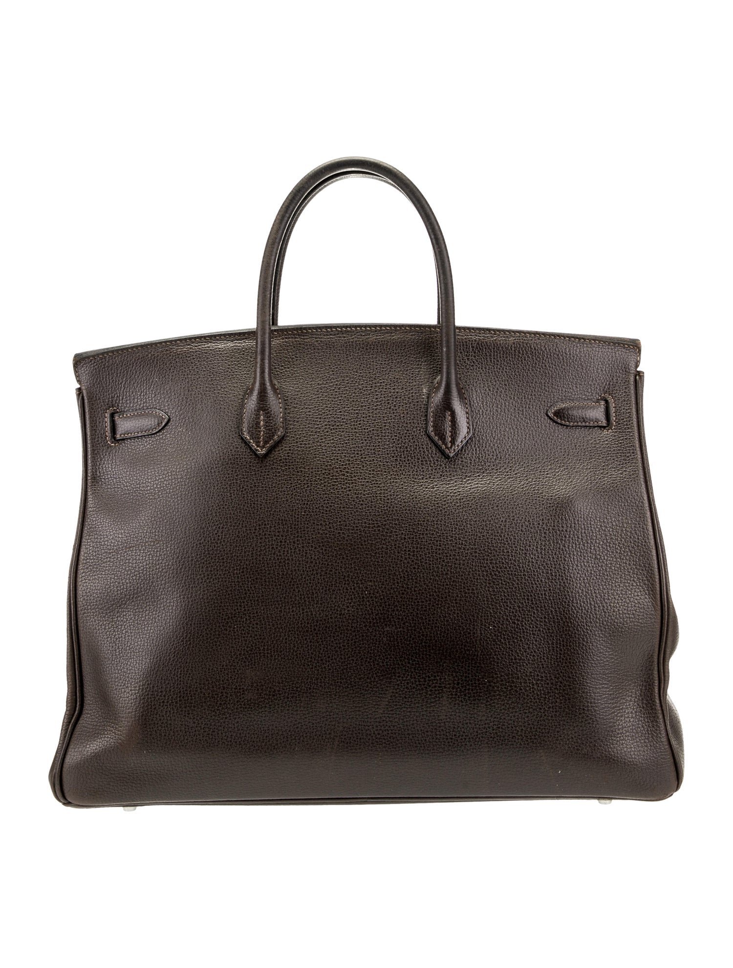 【美品】エルメス バーキン40 ダークブラウン シルバー金具 HERMES BIRKIN 40 DARK BROWN TOGO  SILVER HARDWARE