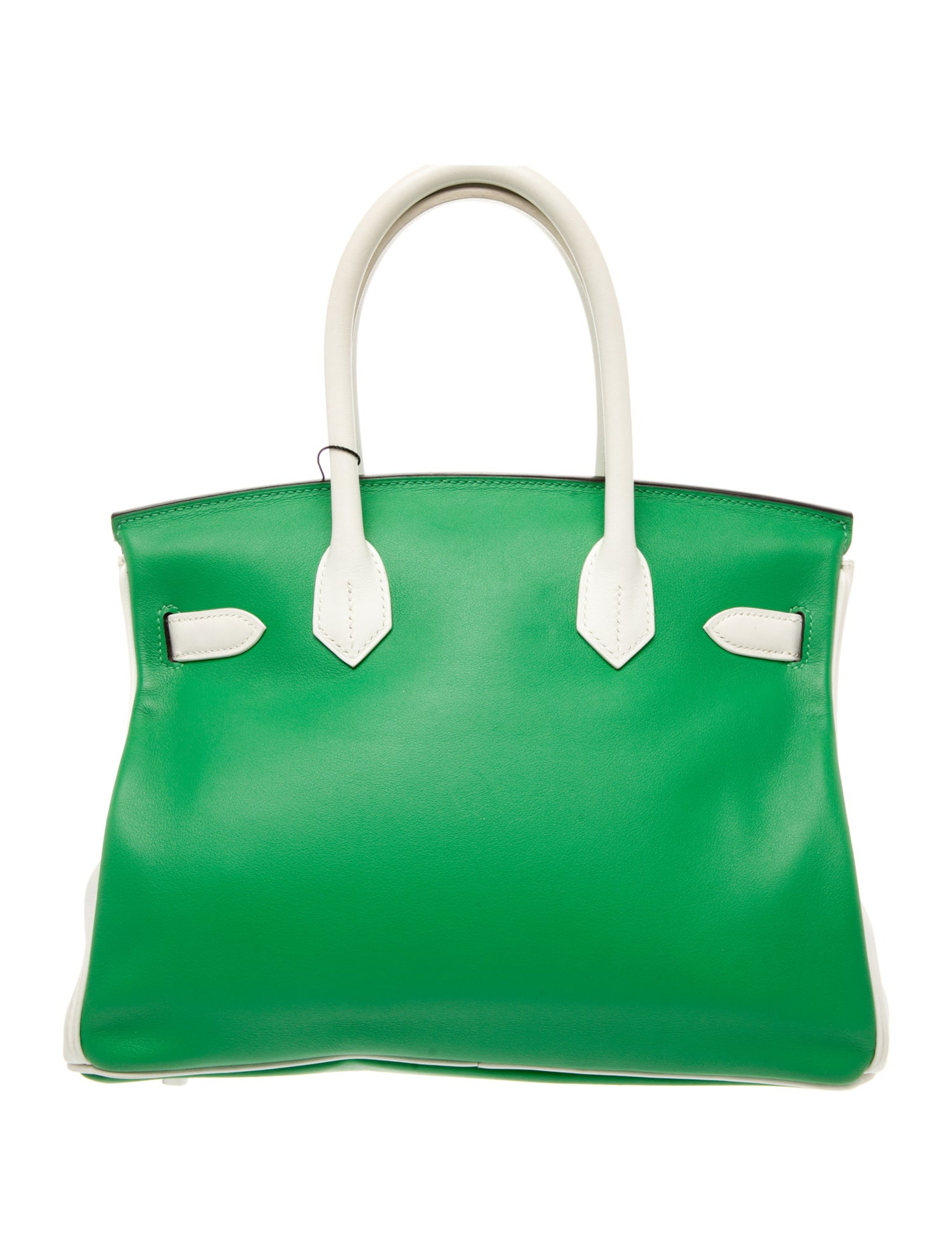 エルメス バーキン 30 スペシャルオーダー バイカラー Blanc Bambou スイフト シルバー金具 パーソナルオーダー ホースシュー HERMES BIRKIN 30 BLANC BAMBOU SWIFT SILVER HARDWARE HSS