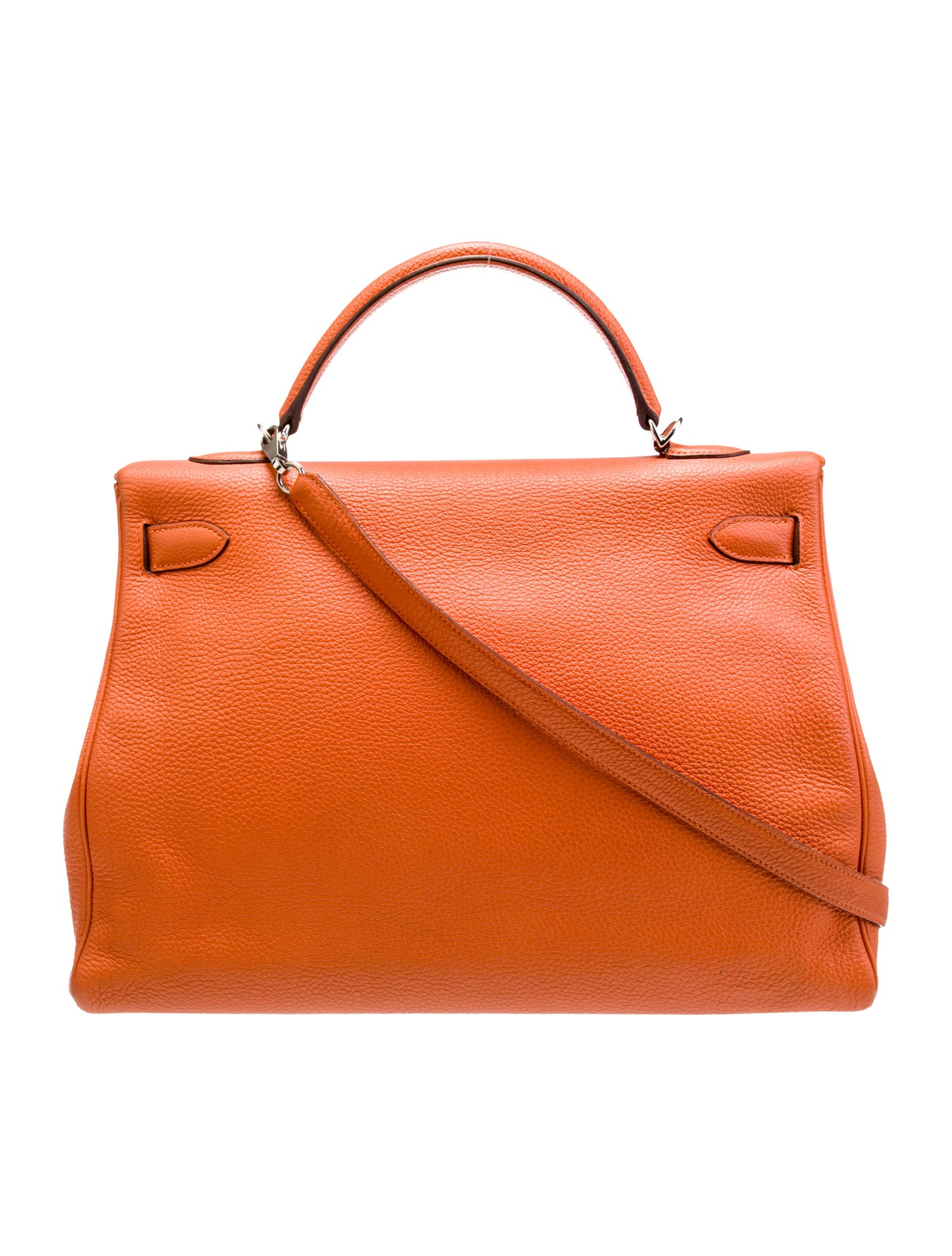 エルメス ケリー 40 Orange トゴ シルバー金具 HERMES KELLY 40 ORANGE TOGO SILVER HARDWARE