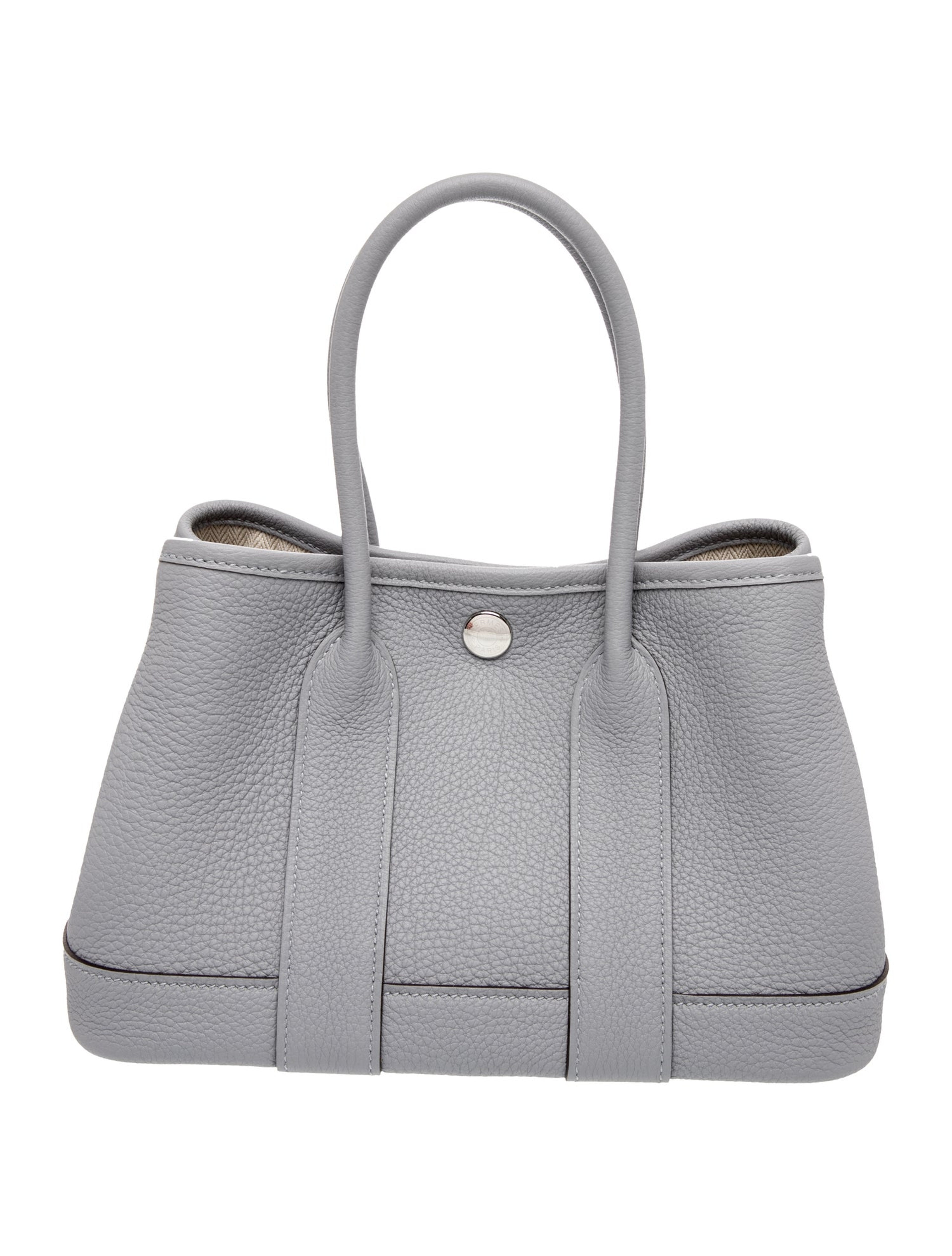 エルメス ネオ ガーデンパーティー 23 Gris Pantin ネゴンダ シルバー金具 HERMES NEO GARDEN PARTY 23 GRIS PANTIN NEGONDA SILVER HARDWARE