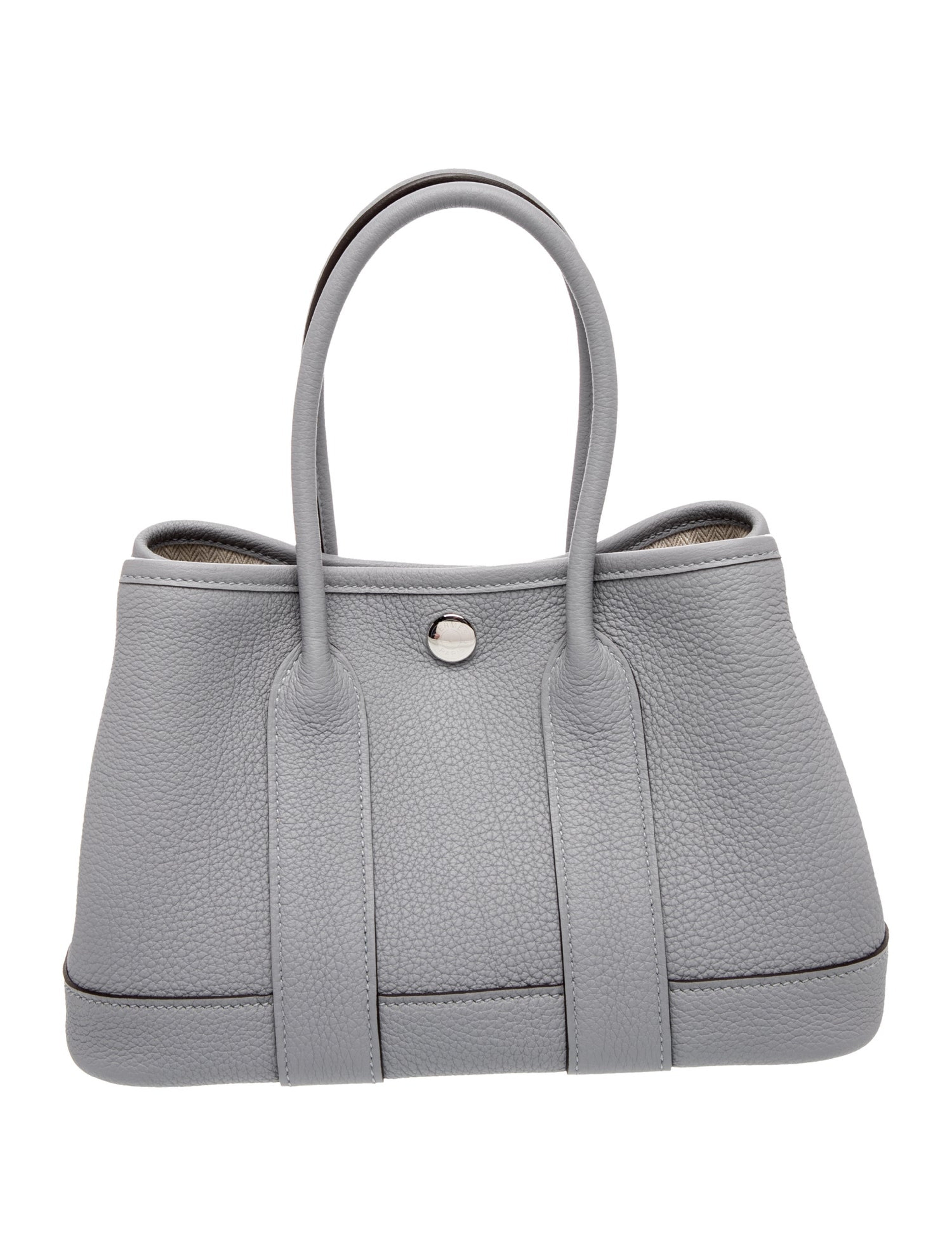 エルメス ネオ ガーデンパーティー 23 Gris Pantin ネゴンダ シルバー金具 HERMES NEO GARDEN PARTY 23 GRIS PANTIN NEGONDA SILVER HARDWARE