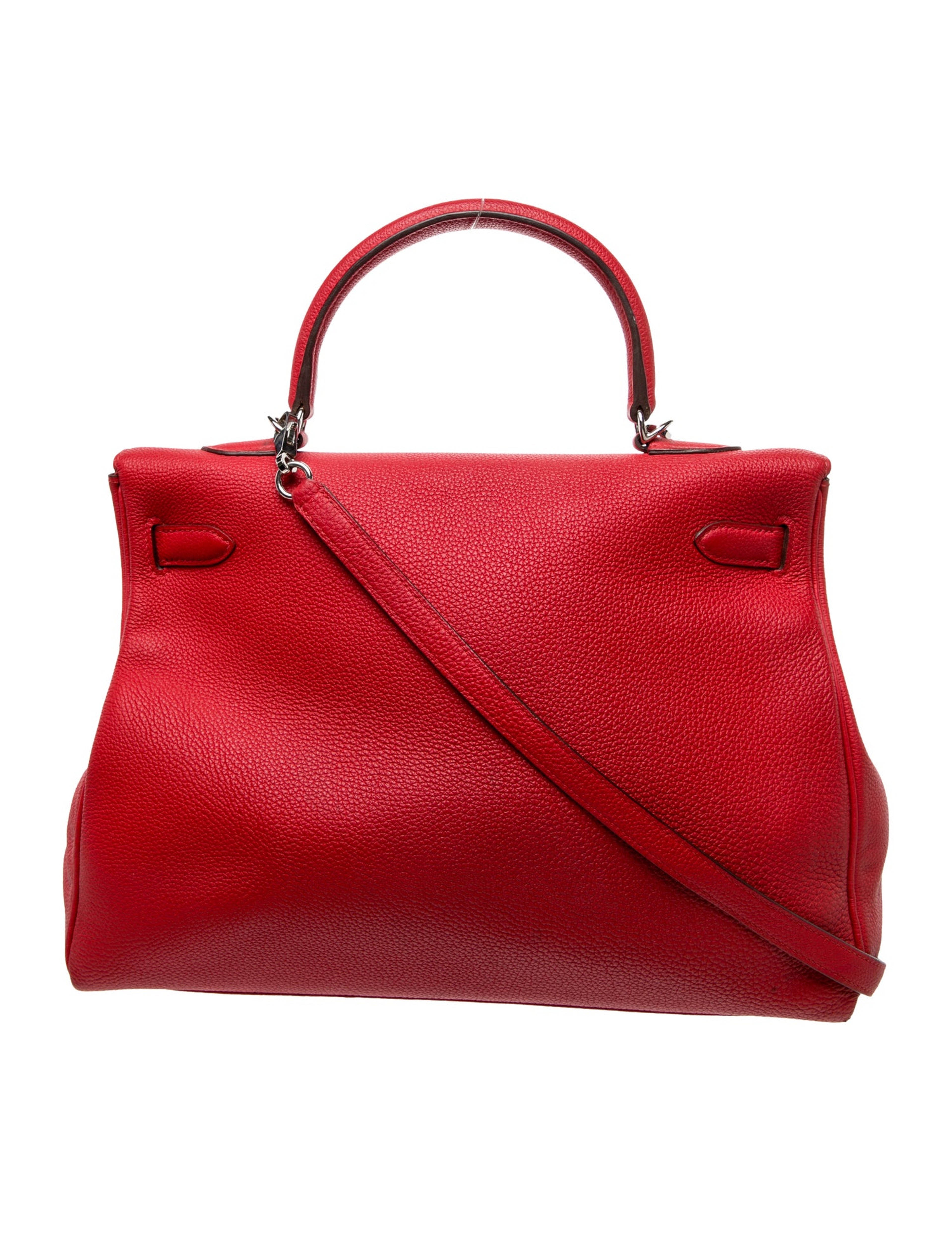 エルメス ケリー 35 Rouge De Coeur トゴ シルバー金具 HERMES KELLY 35 ROUGE DE COEUR TOGO SILVER HARDWARE