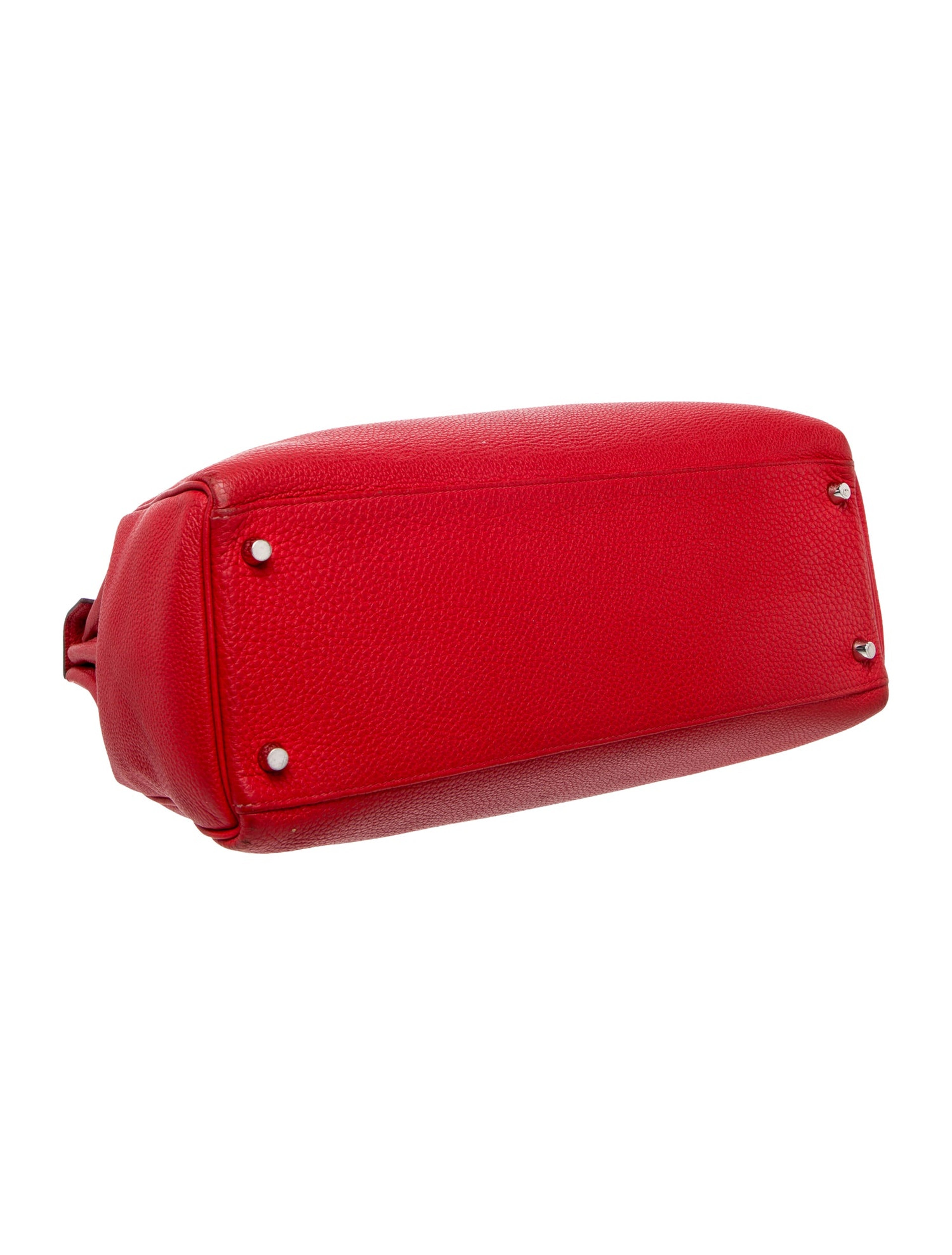 エルメス ケリー 35 Rouge De Coeur トゴ シルバー金具 HERMES KELLY 35 ROUGE DE COEUR TOGO SILVER HARDWARE