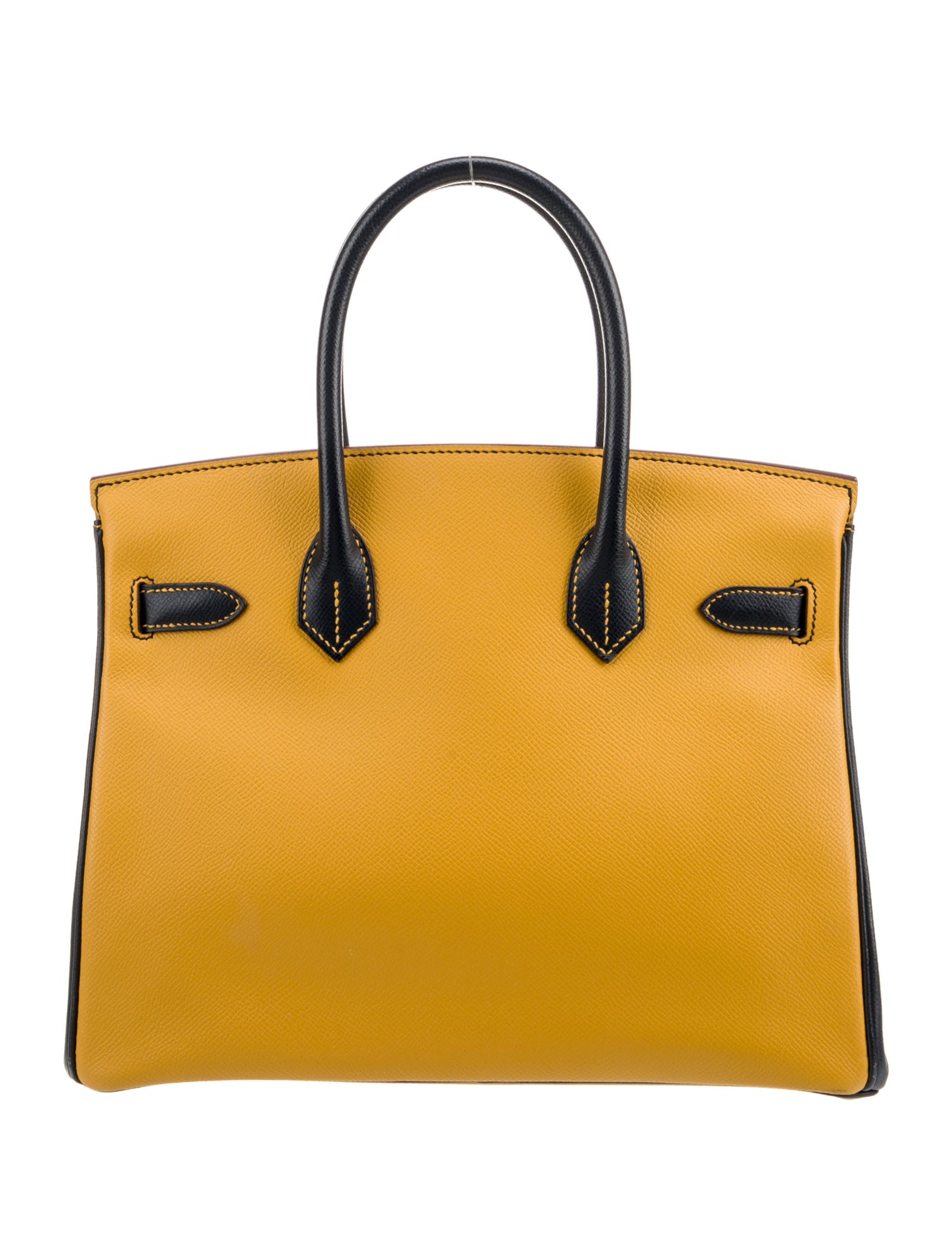 エルメス バーキン 30 スペシャルオーダー バイカラー Bleu Indigo Jaune D'or エプソン マットゴールド金具 パーソナルオーダー ホースシュー HERMES BIRKIN 30 BLEU INDIGO JAUNE D'OR EPSOM BRUSHED GOLD HARDWARE HSS