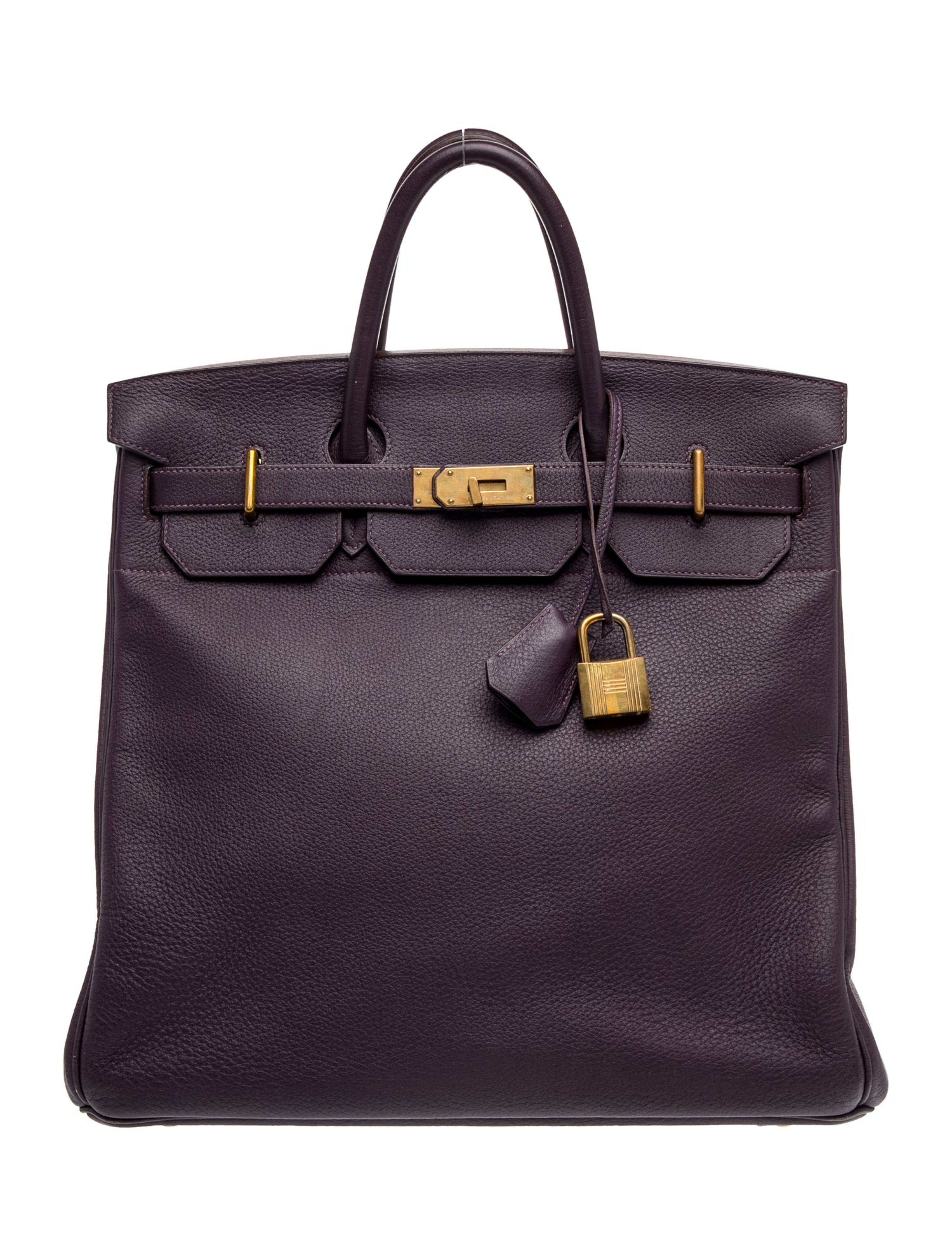 エルメス バーキン 40 オータクロア HAC Raisin バッファロー ゴールド金具 HERMES BIRKIN 40 HAC RAISIN BUFFALO GOLD HARDWARE