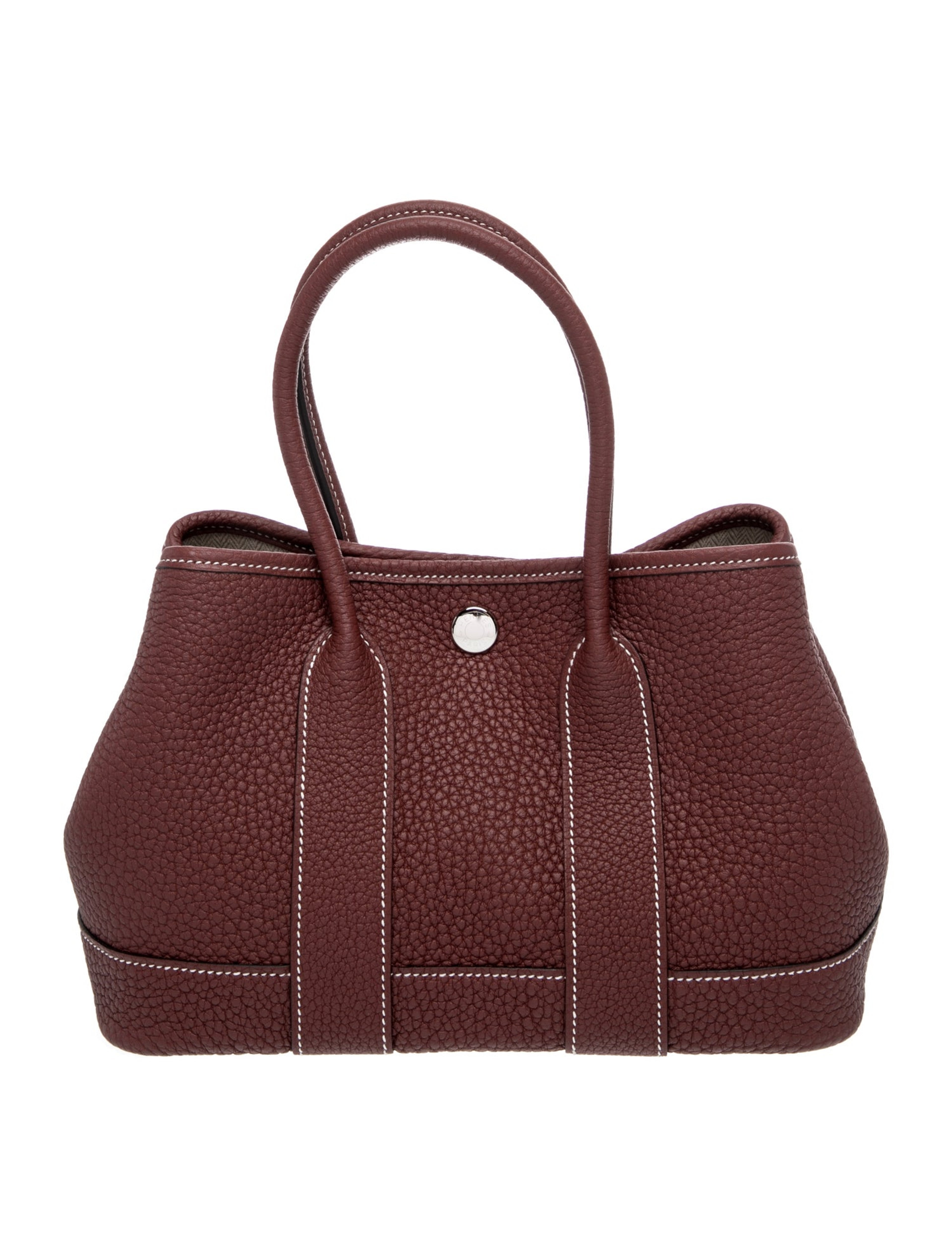 エルメス ネオ ガーデンパーティー 23 Rouge H ネゴンダ シルバー金具 HERMES NEO GARDEN PARTY 23 ROUGE H NEGONDA SILVER HARDWARE